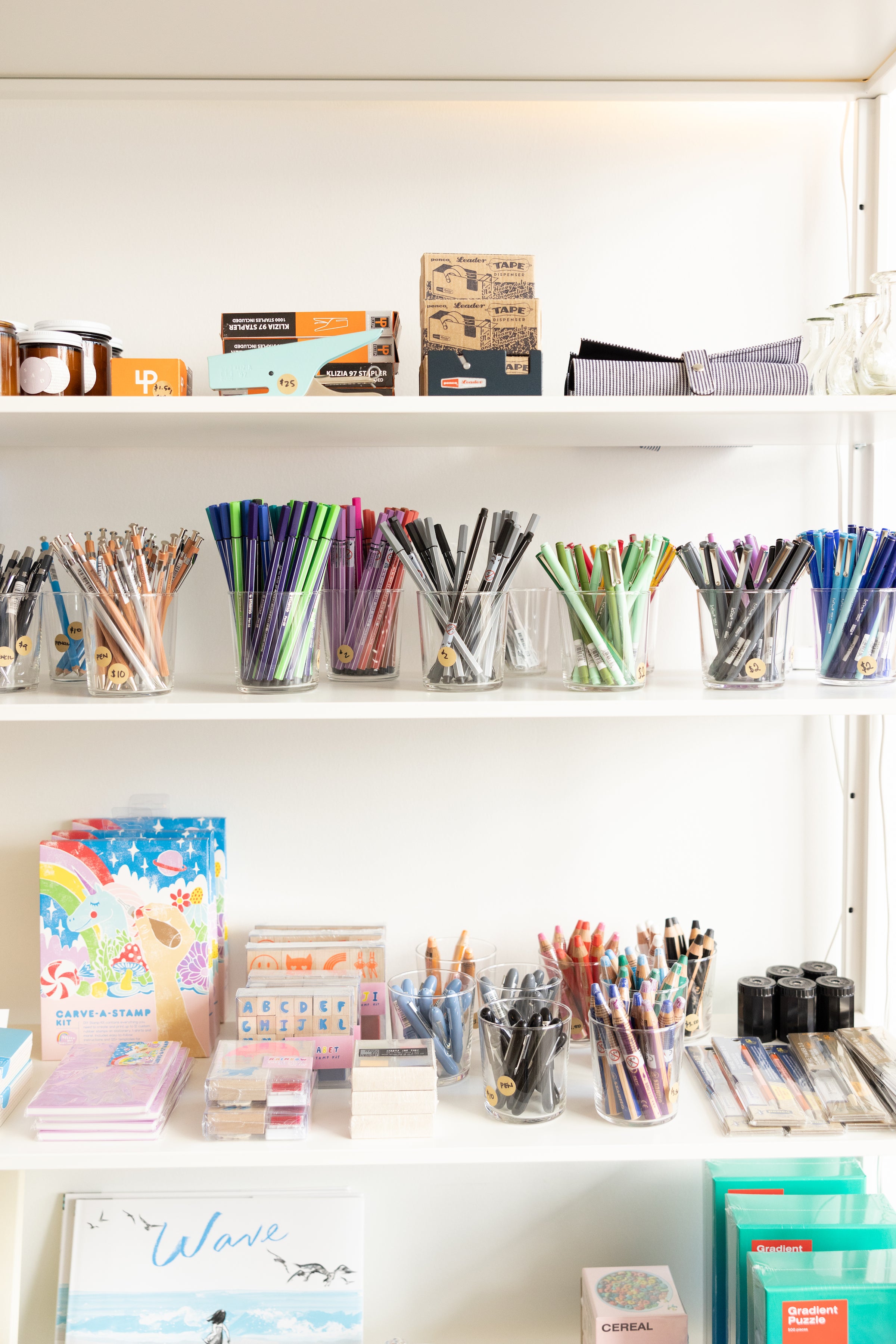 Pens, Stickers & Tape