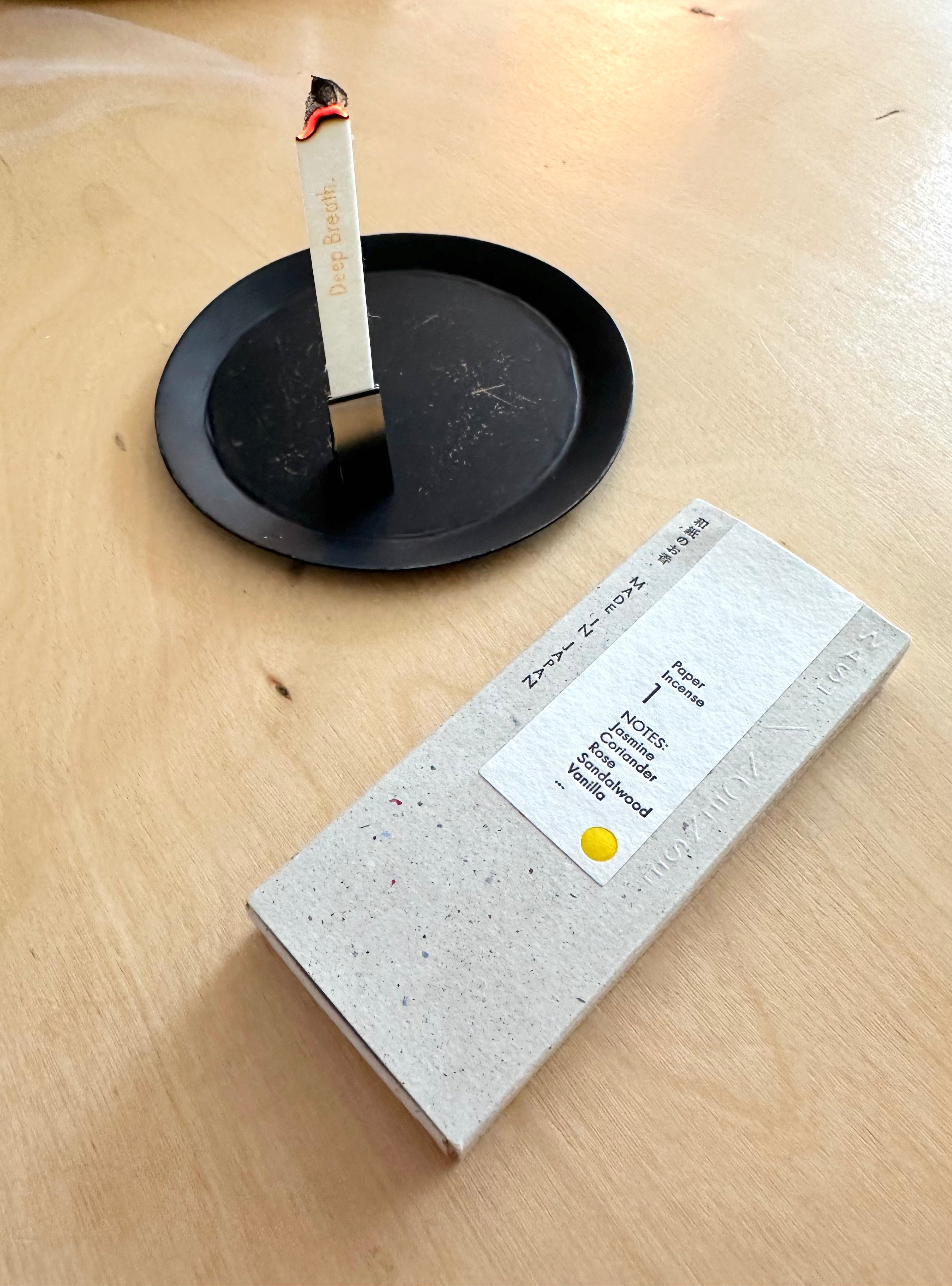 Ha Ko Washi Paper Incense Strips - #1 Floral Warmth Morihata