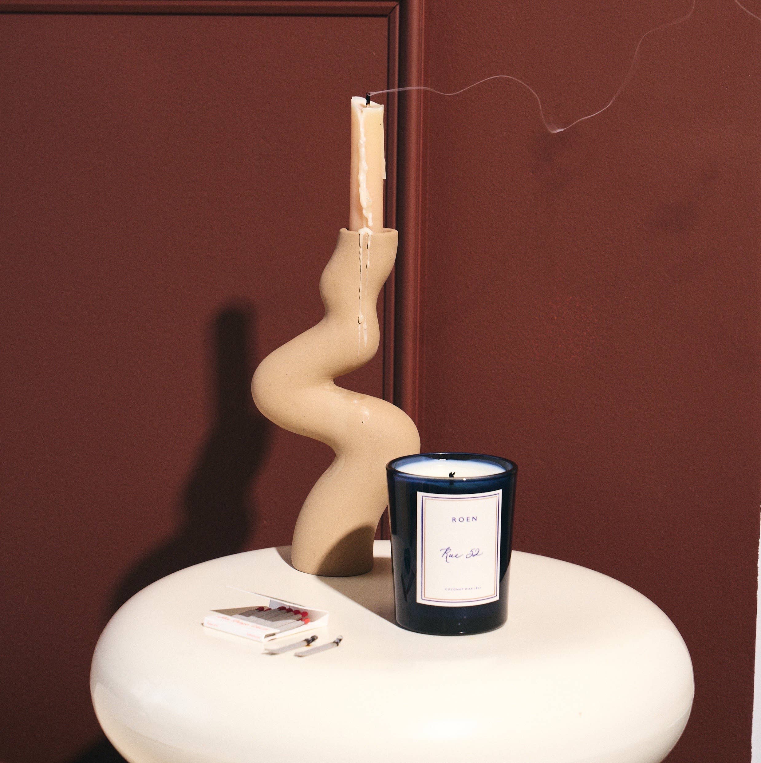 Roen Rue 52 Soy Wax Candle 8 oz