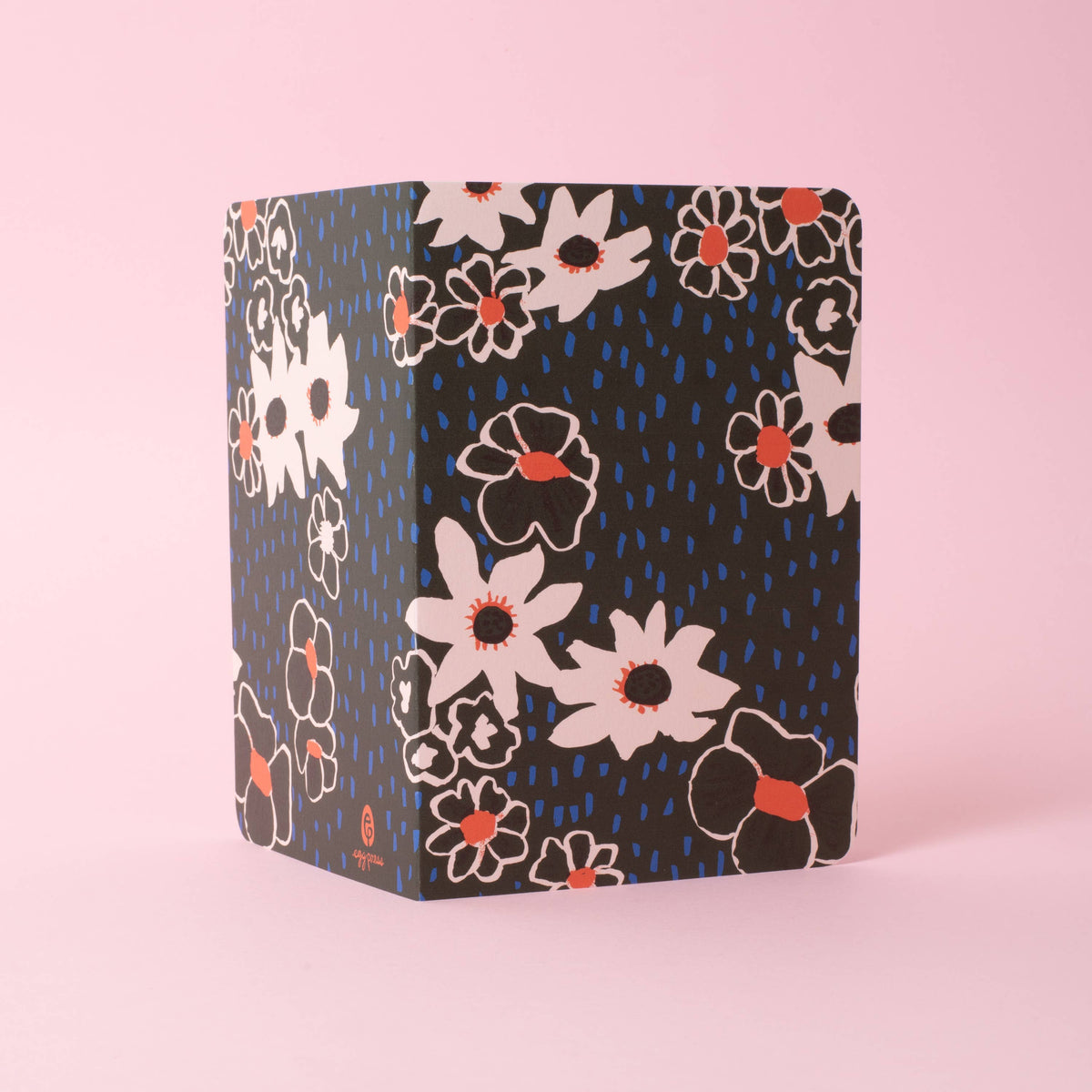 Dusk Flowers B6 Blank Notebook by Egg Press