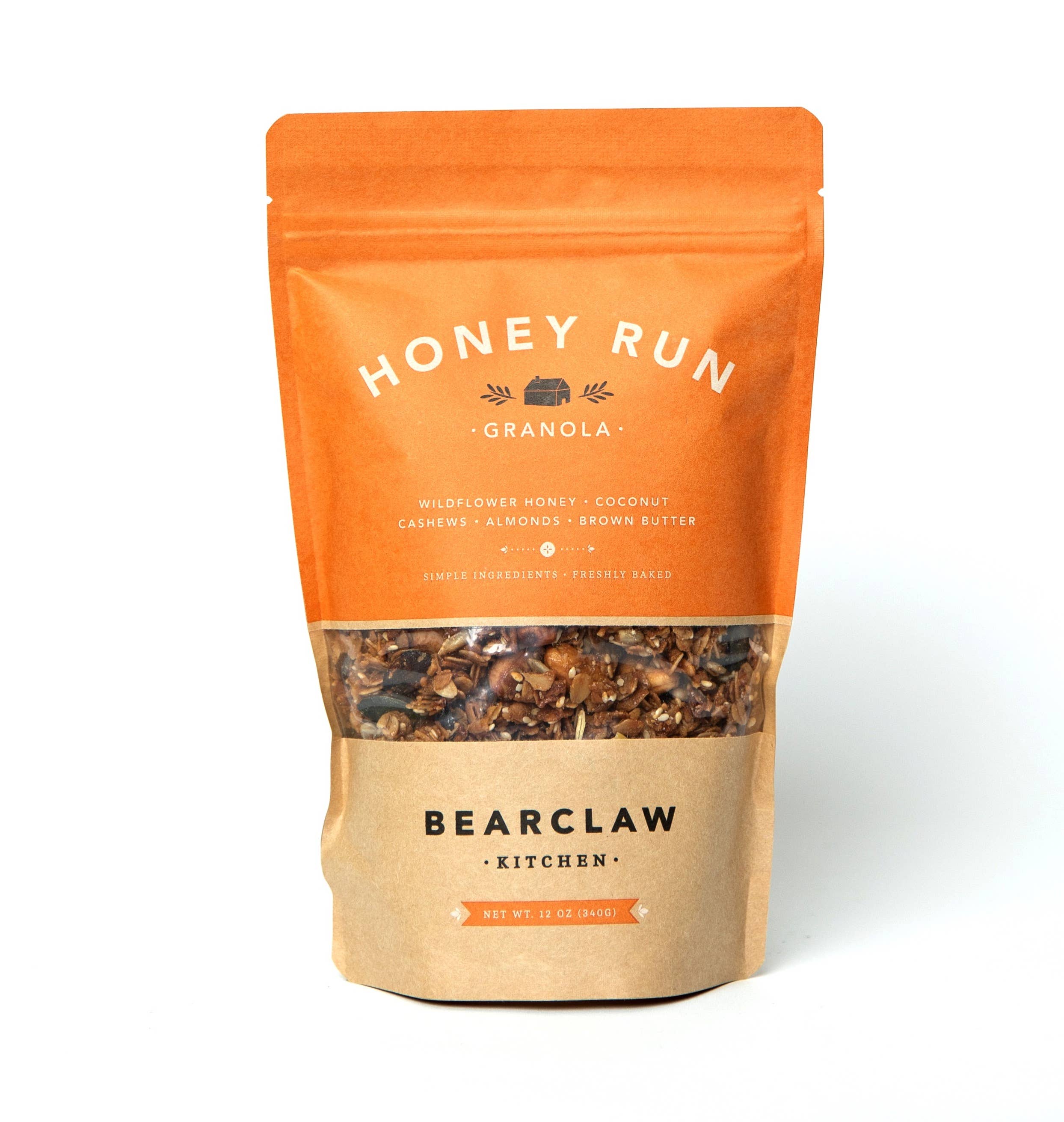 Bearclaw Kitchen Honey Run Granola – 2oz Gift Size
