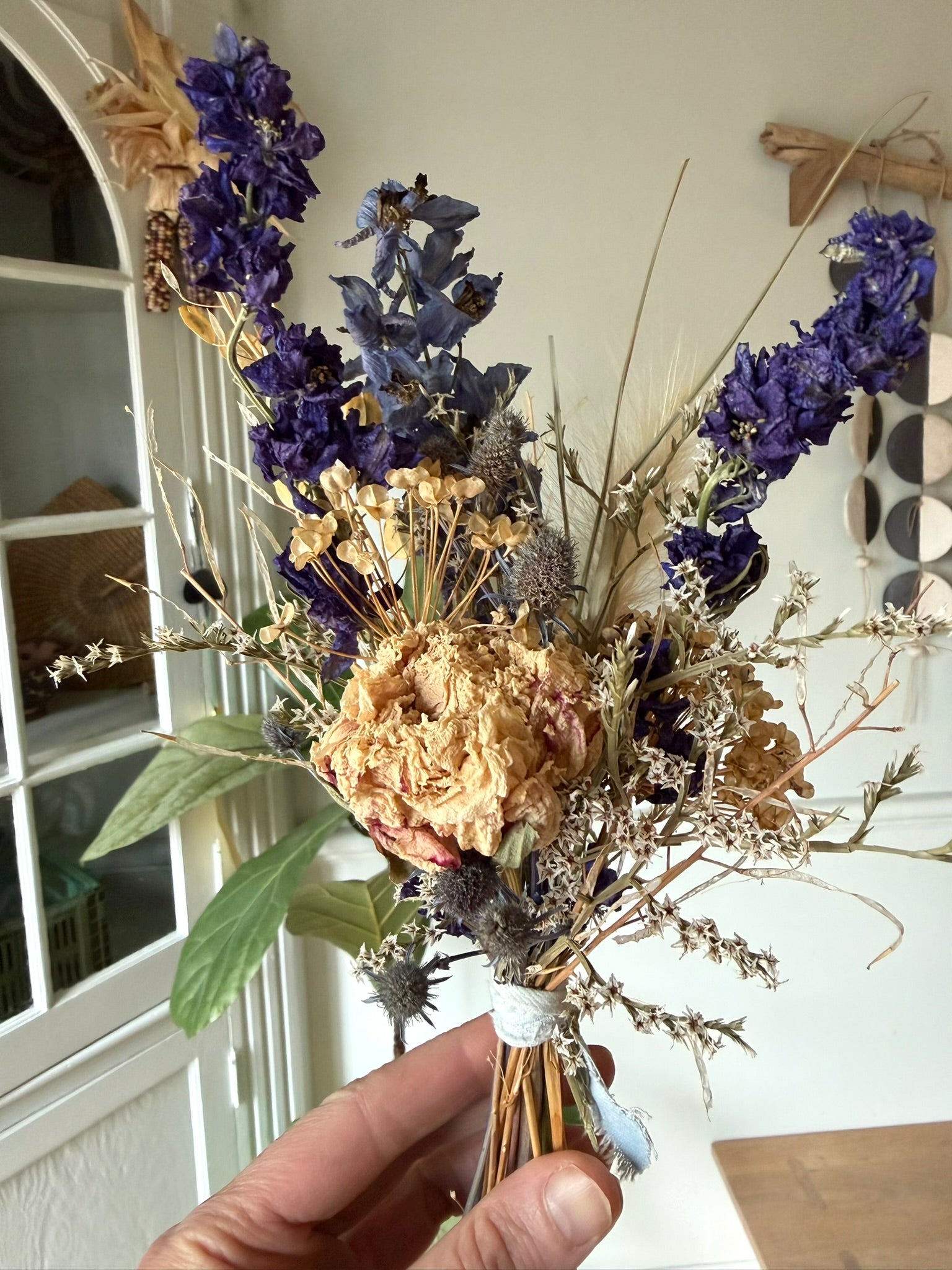 Dried Floral Mini Bouquet by District 2 Floral
