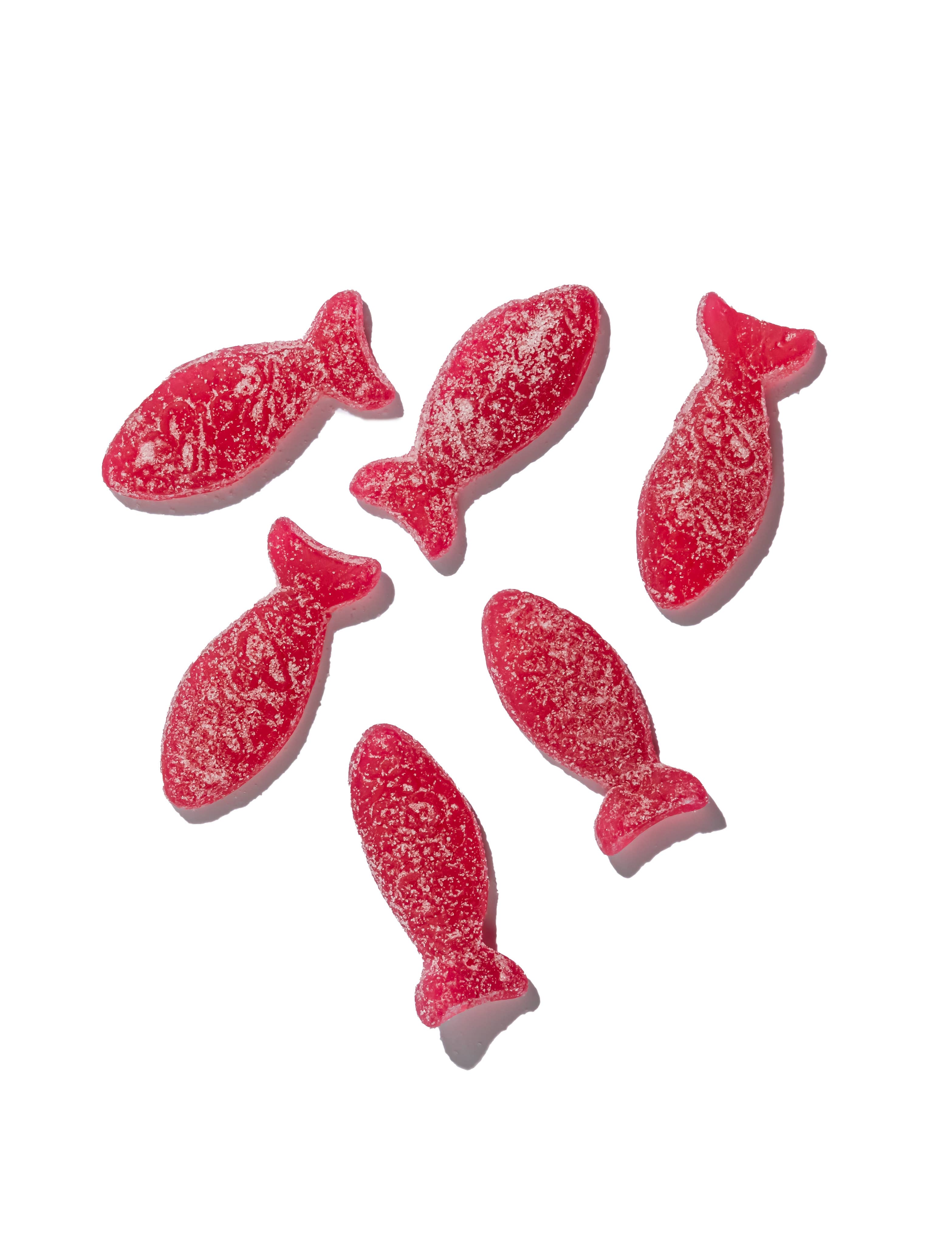 Sour Wild Strawberry Swedish Fish Candy 5.2oz