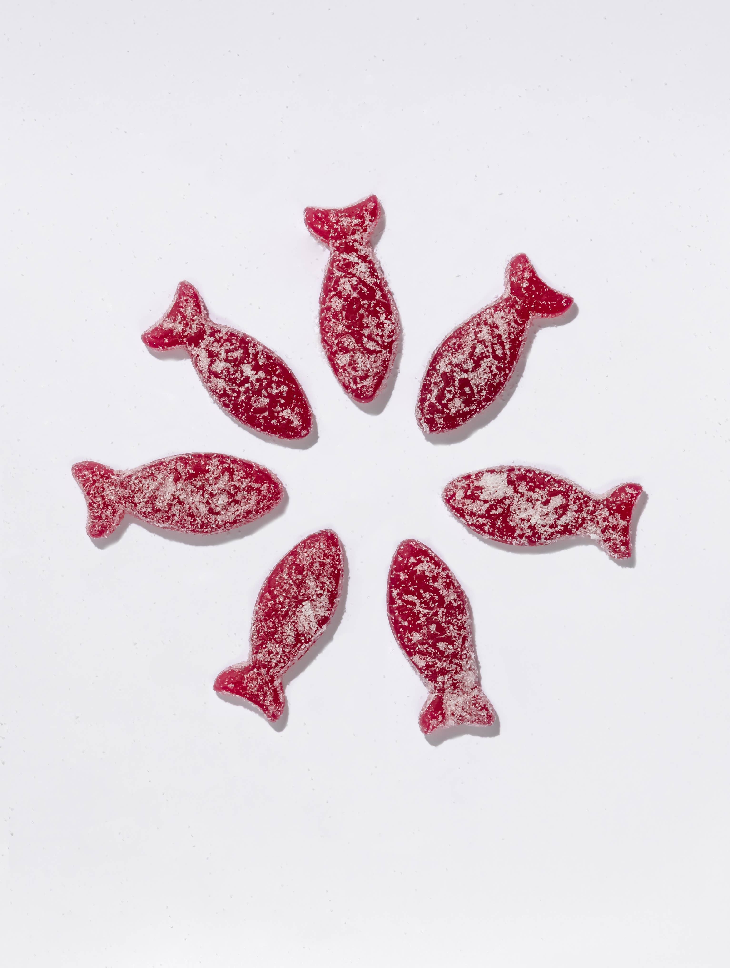 Sour Blackberry Swedish Fish Candy 5.2oz
