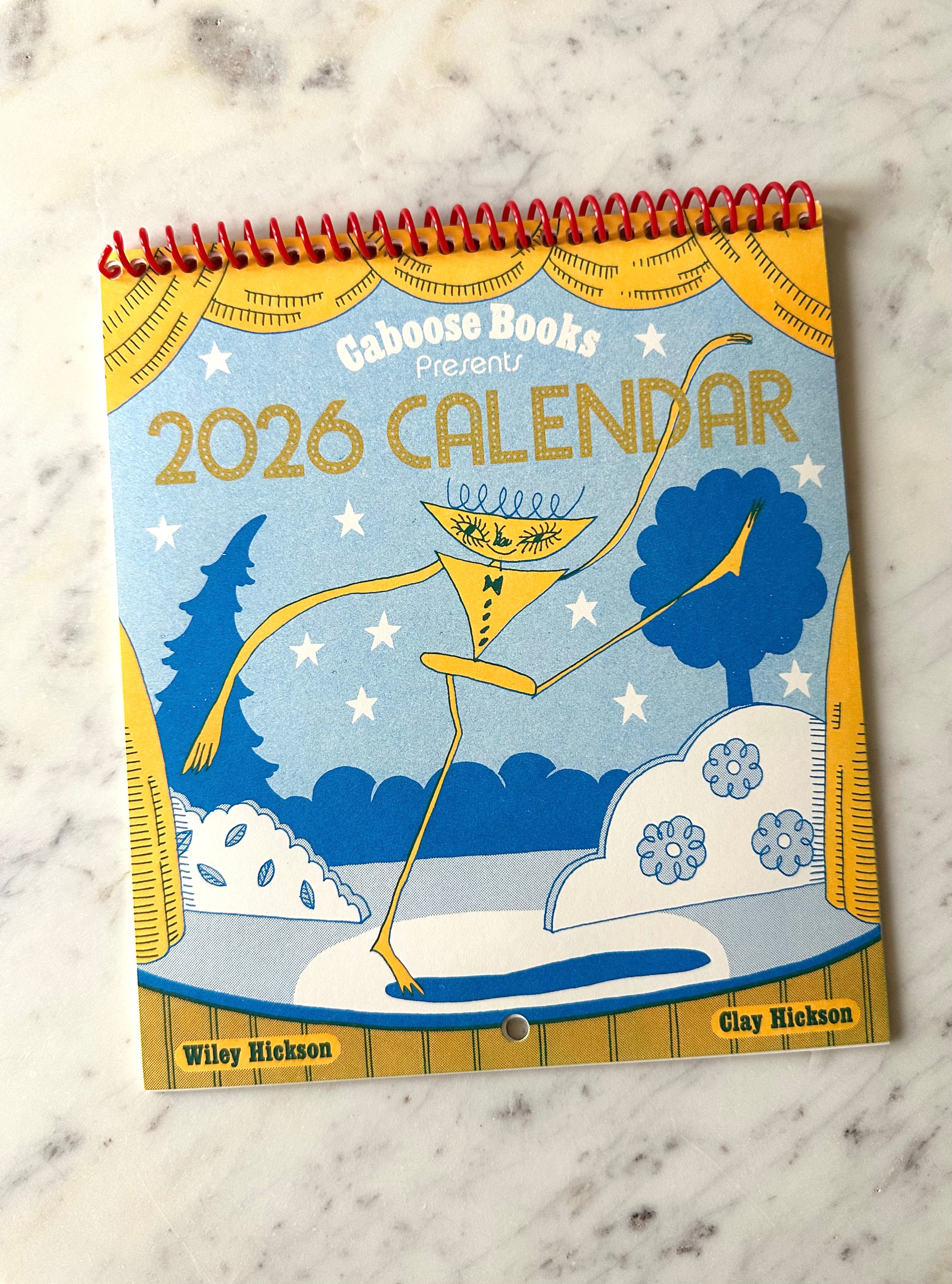 2026 Caboose Books Calendar by Clay & Wiley Hickson