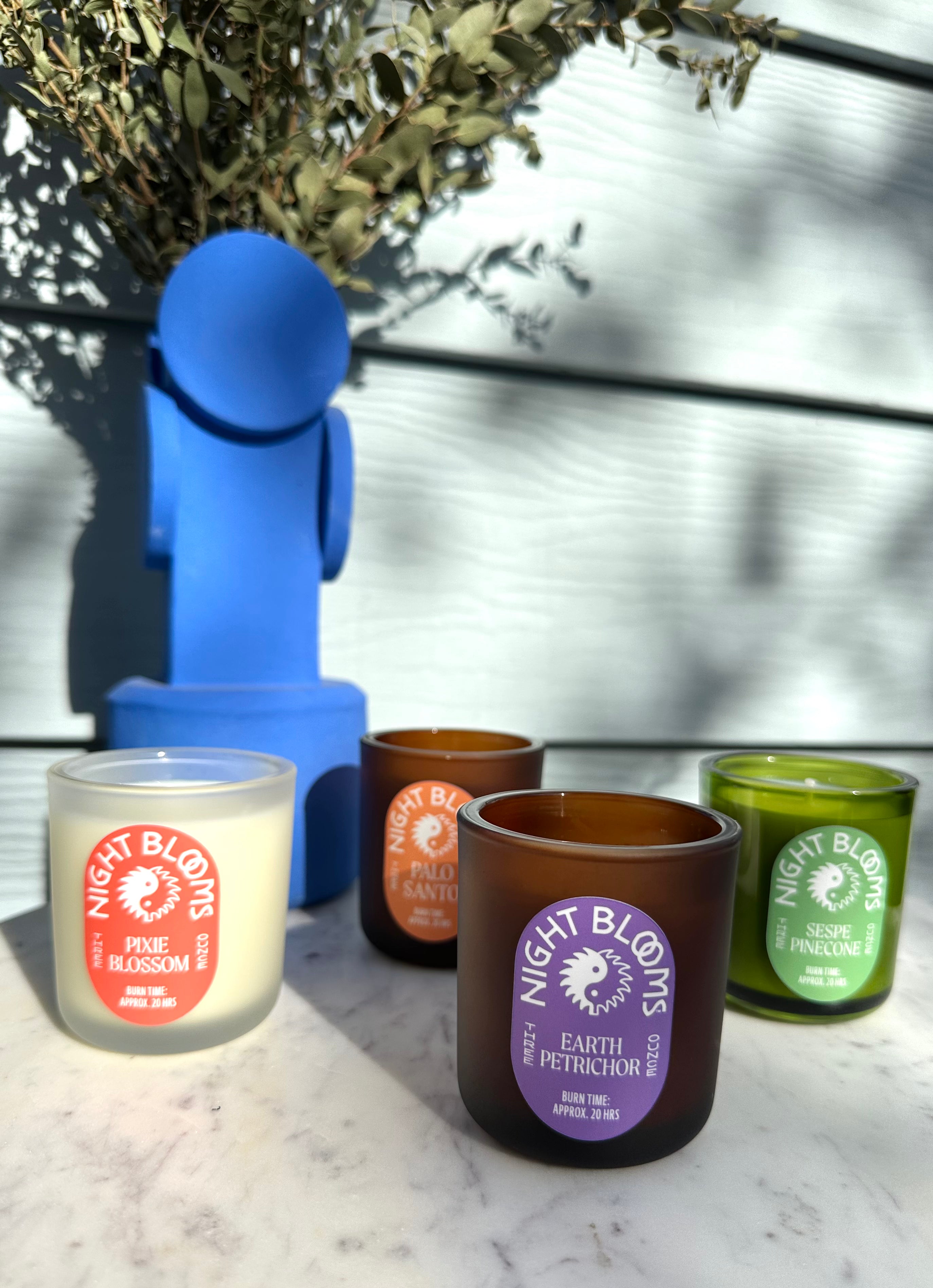 Night Blooms Ojai Collection Mini Candles – Set of 3