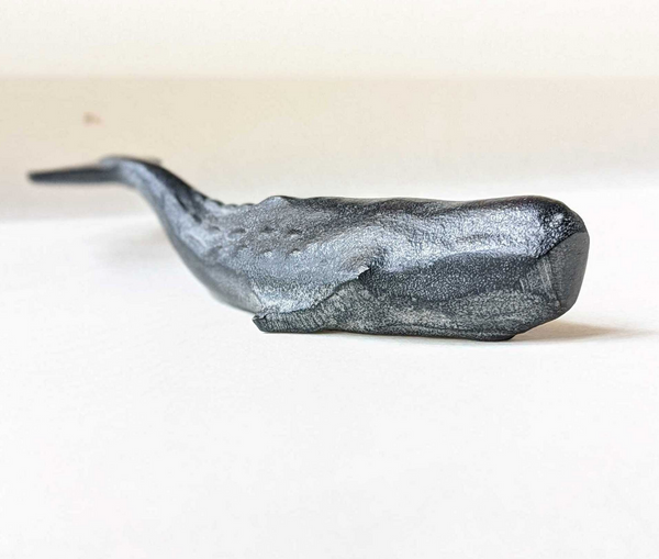 Japanese Cast Iron Whale Paperweight