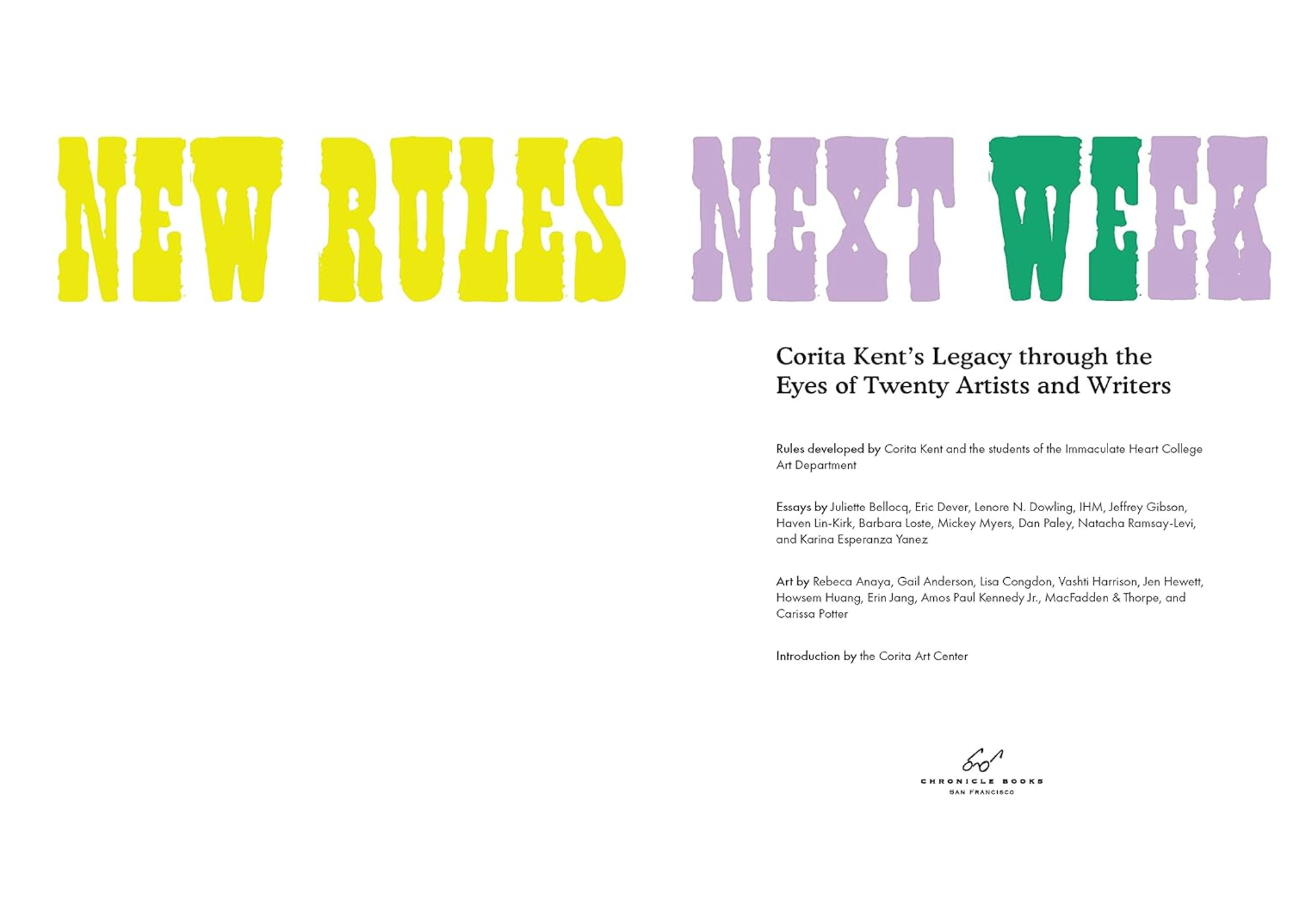 New Rules Next Week: Corita Kent's Legacy