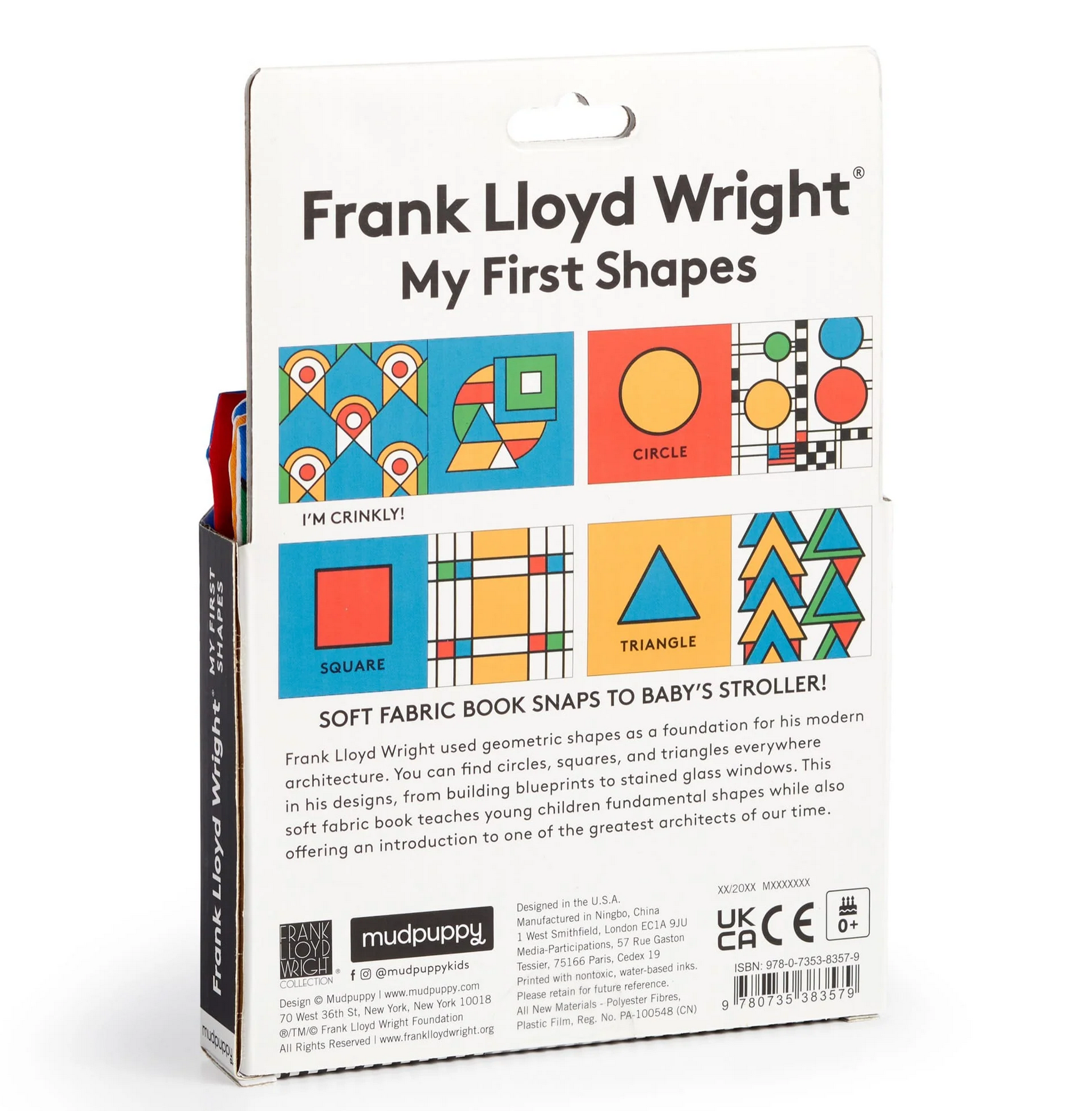Frank Lloyd Wright – My First Shapes Crinkle Fabric Stroller Book