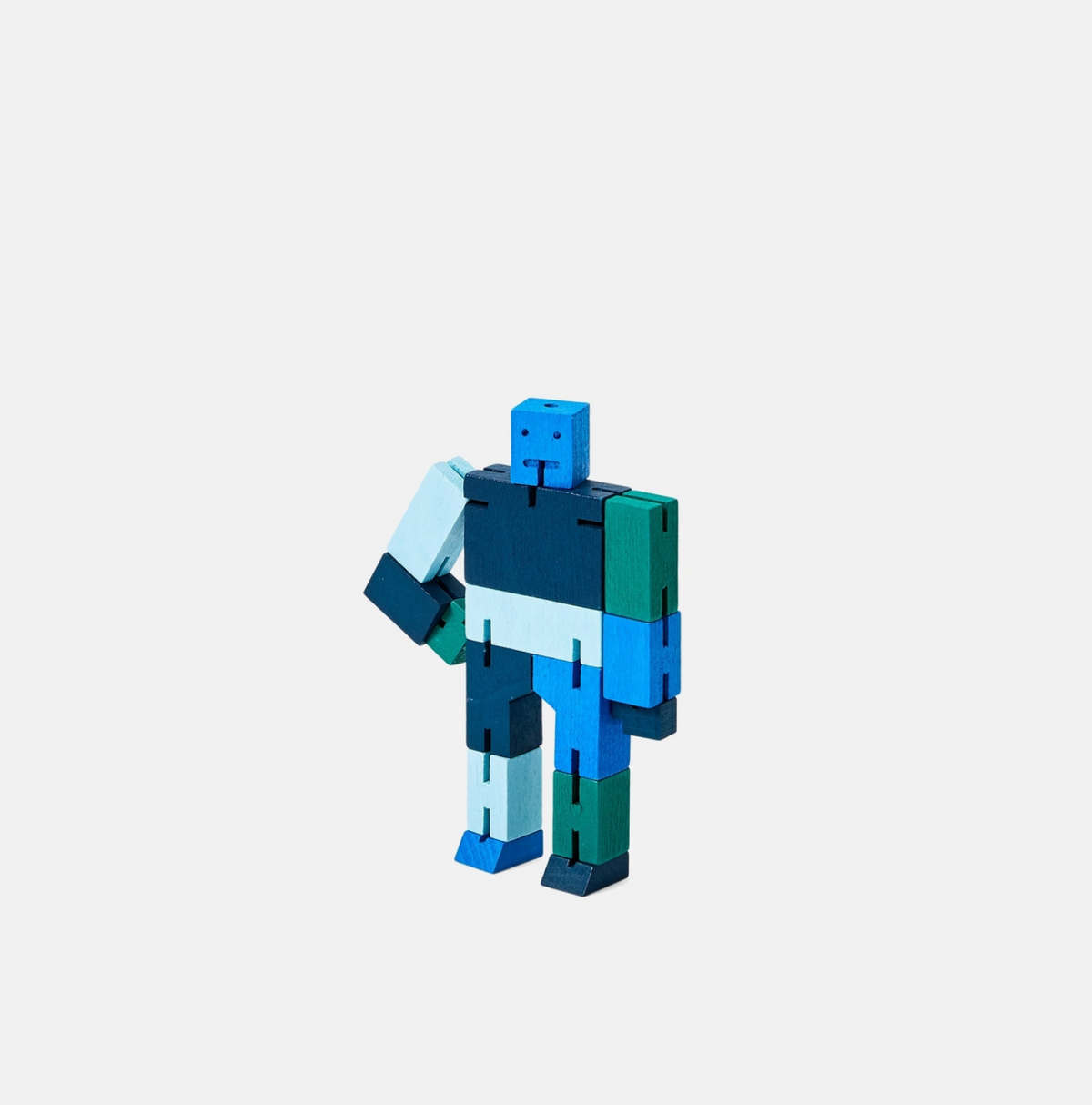 Areaware Cubebot Capsule Collection Micro - Blue Multi