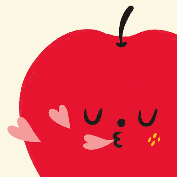Apple Kisses Love Sticker