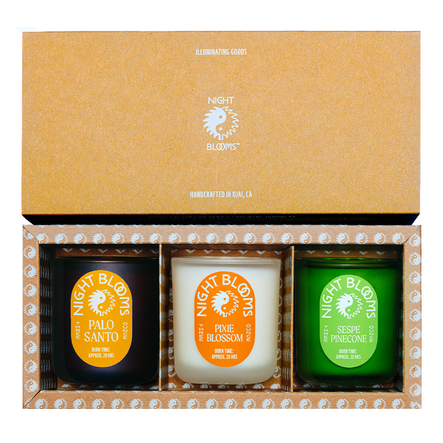 Night Blooms Gift Set Mini Candles
