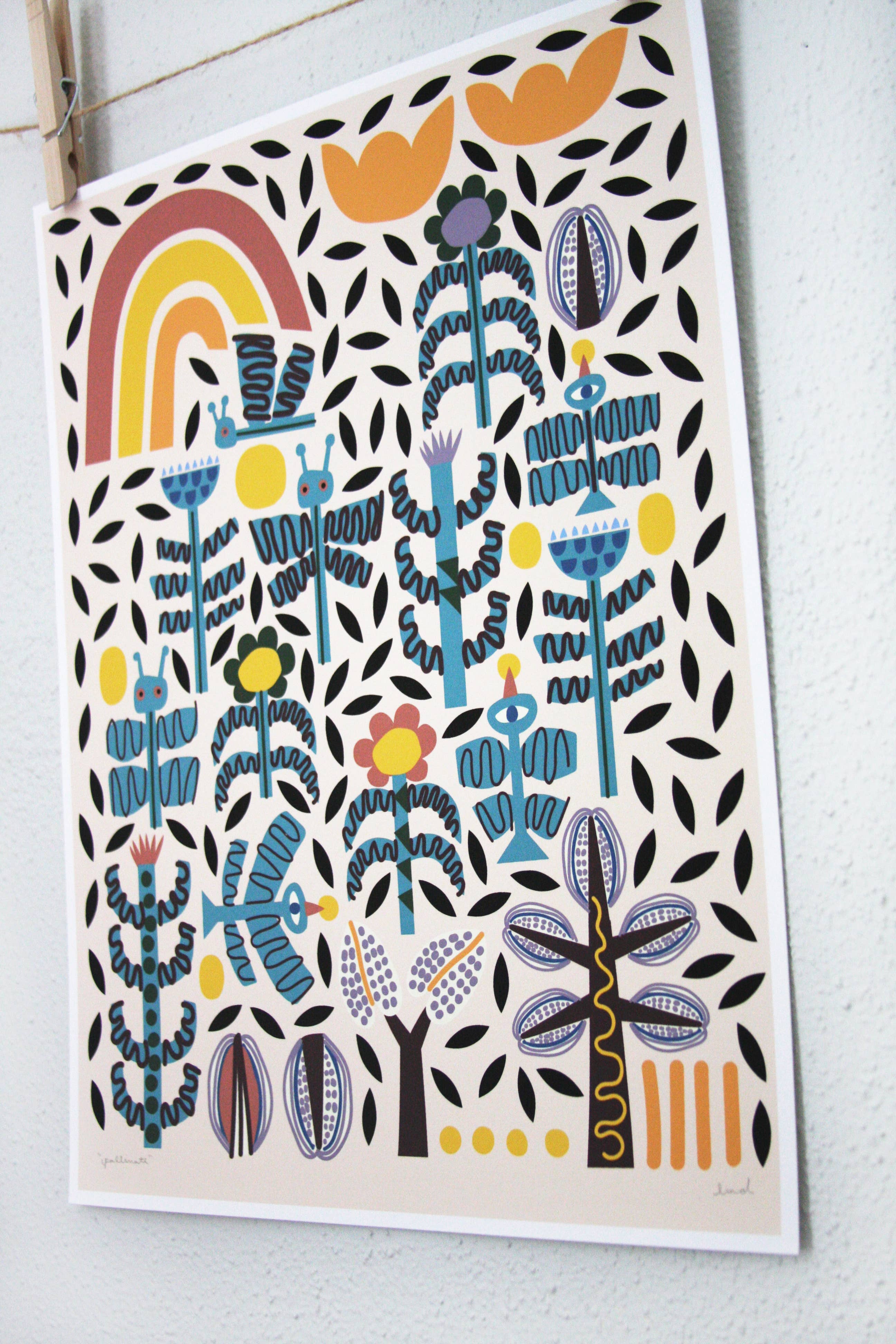 Pollinate Print by Leah Duncan – 8 x 10