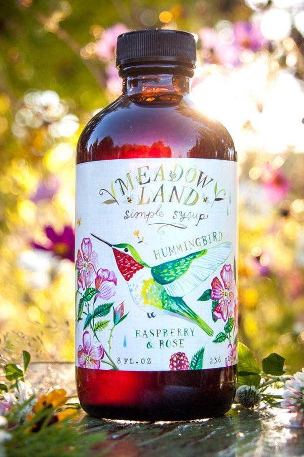 Meadowland Hummingbird Raspberry & Rose Syrup