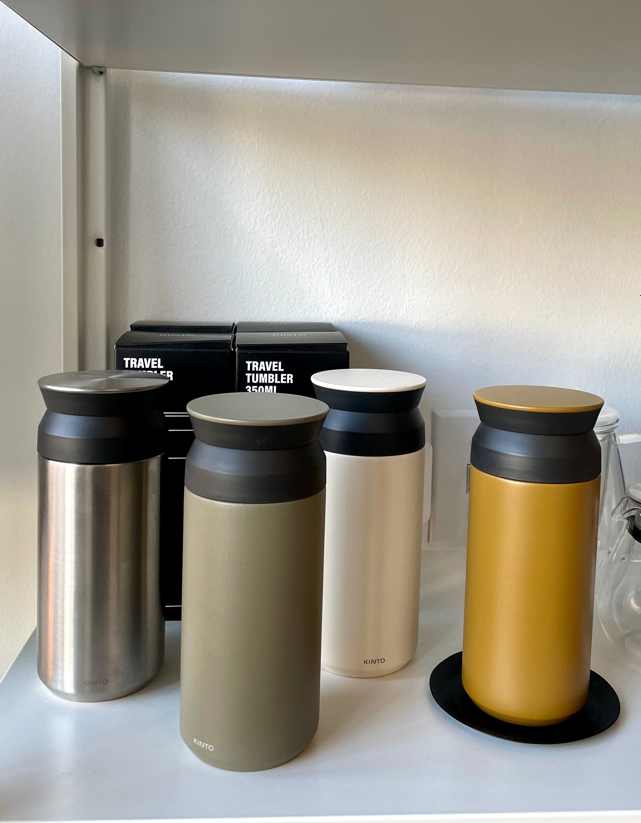 Travel Tumbler Insulated Mug, 12oz / 350ml (various colors)