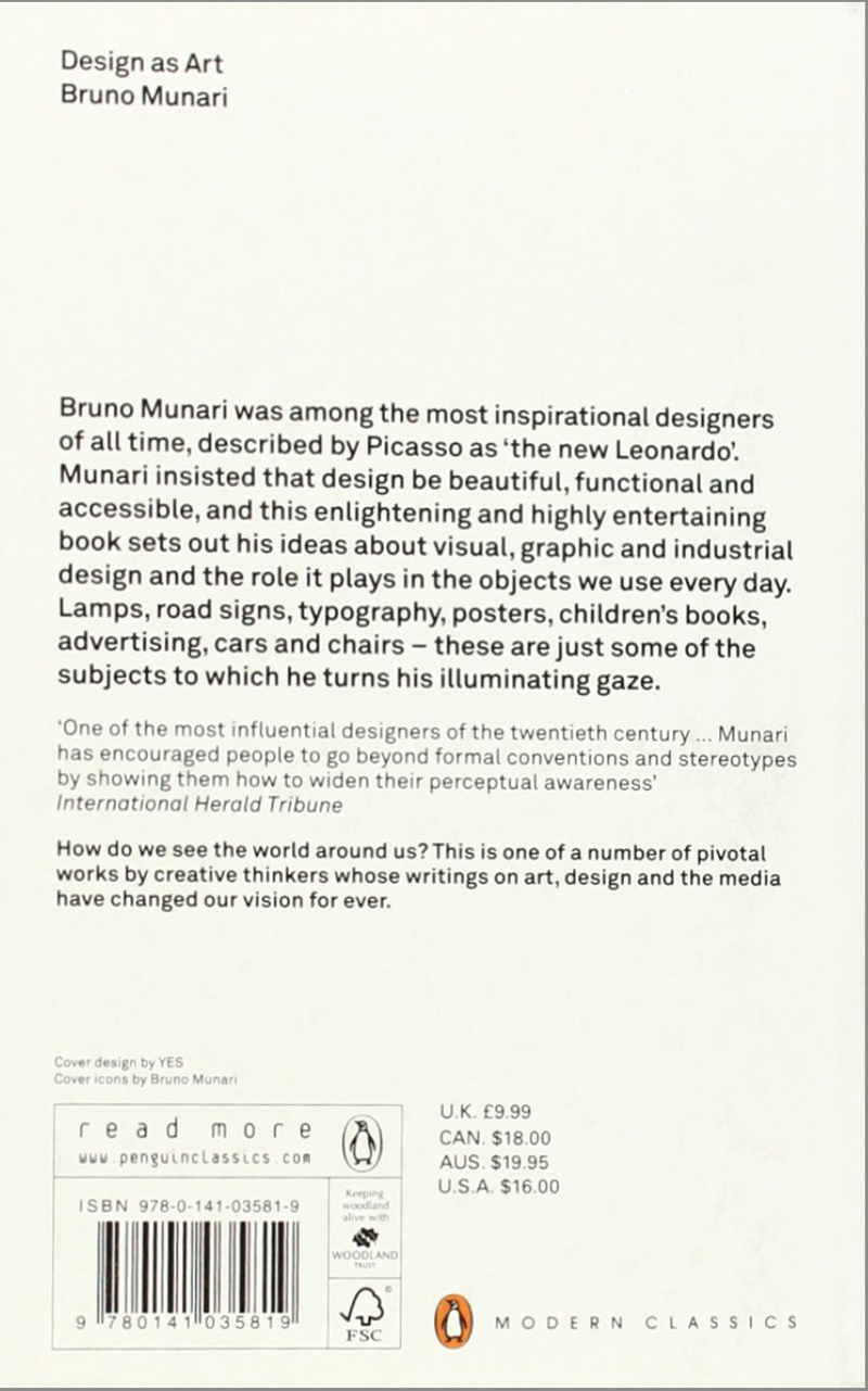 Design As Art – by Bruno Munari