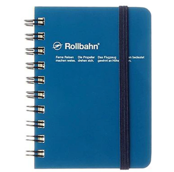 Delfonics Rollbahn Spiral Notebook – Blue mini memo