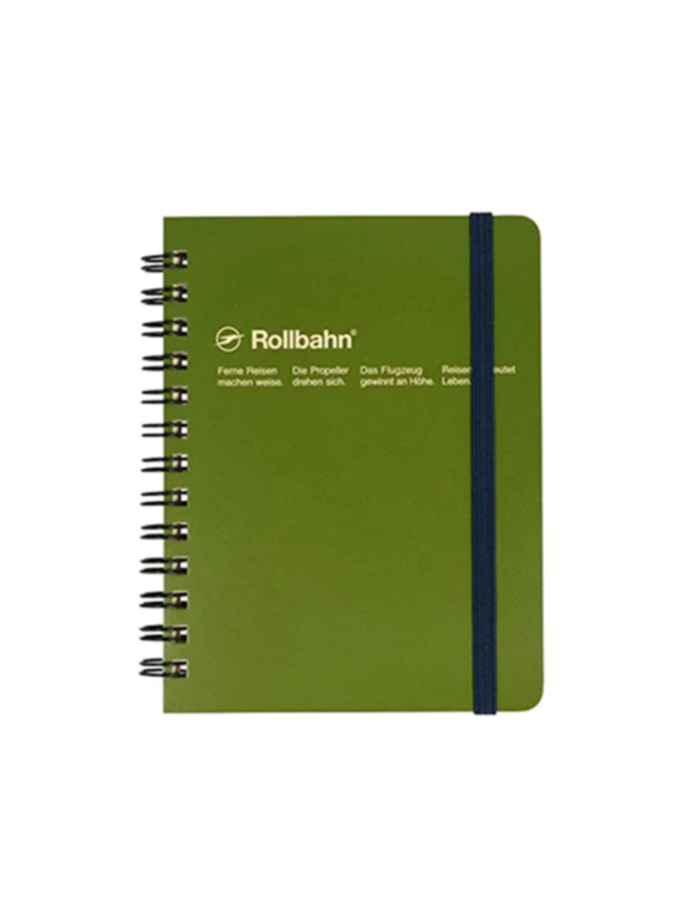 Rollbahn Spiral Notebook – Olive (pocket memo))