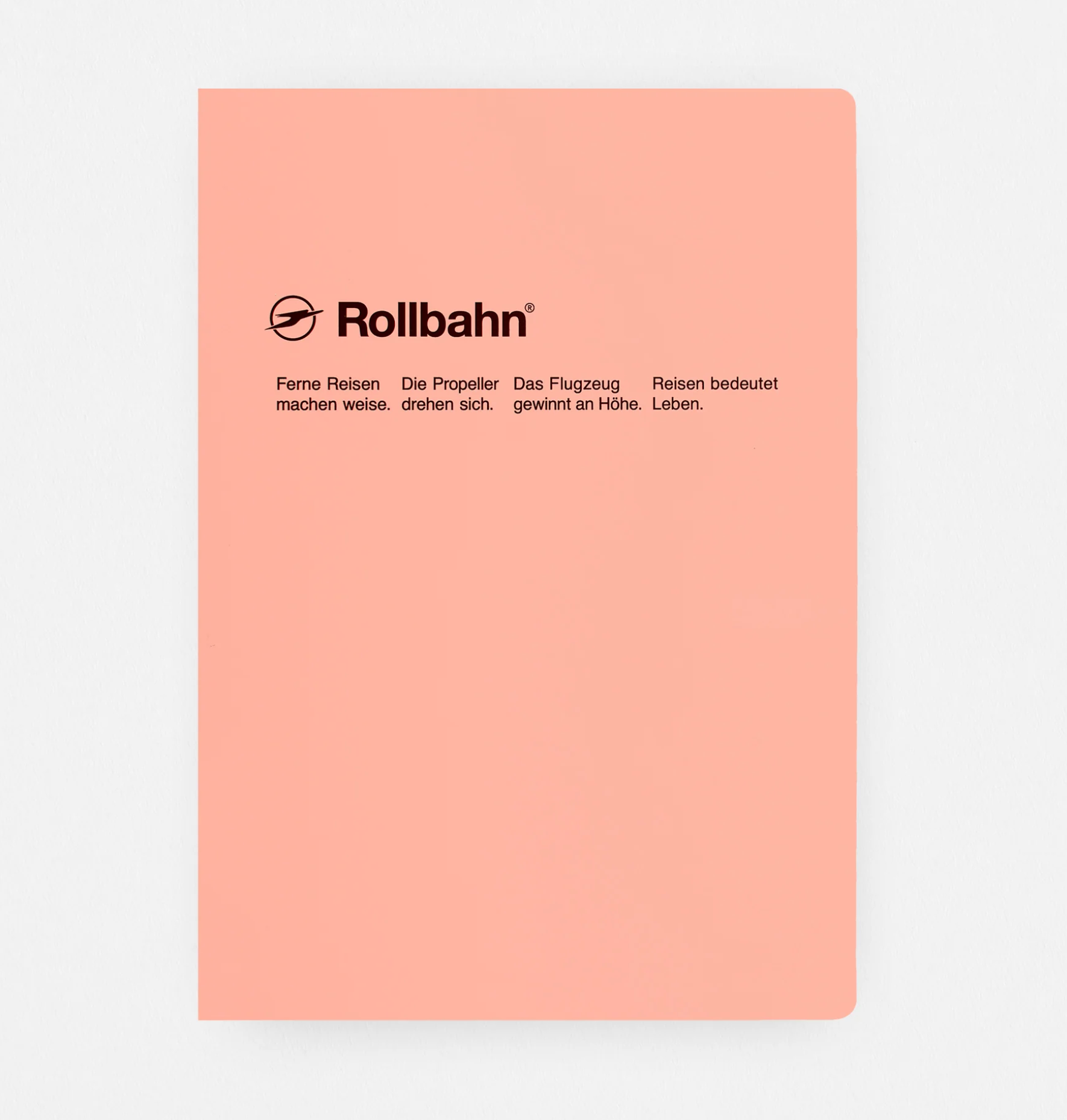 Rollbahn 'Note' Notebook – B6 5.5x7" (various colors)