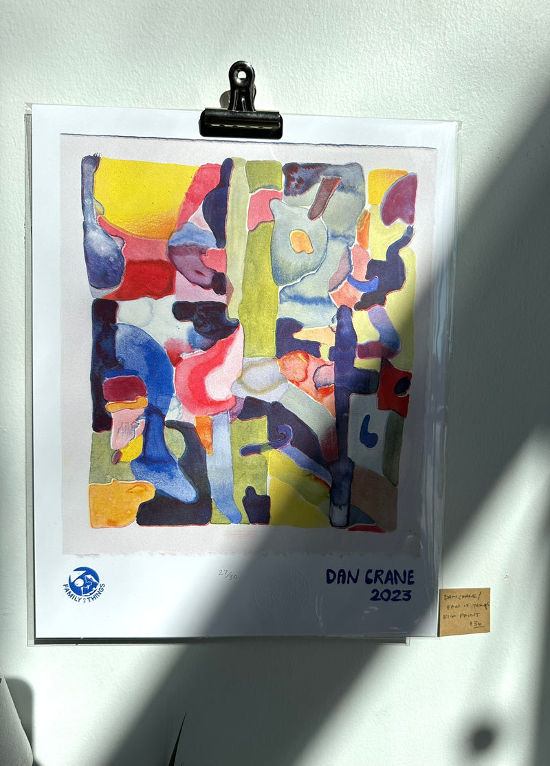 Dan Crane + Family of Things 2-year Anniversary print