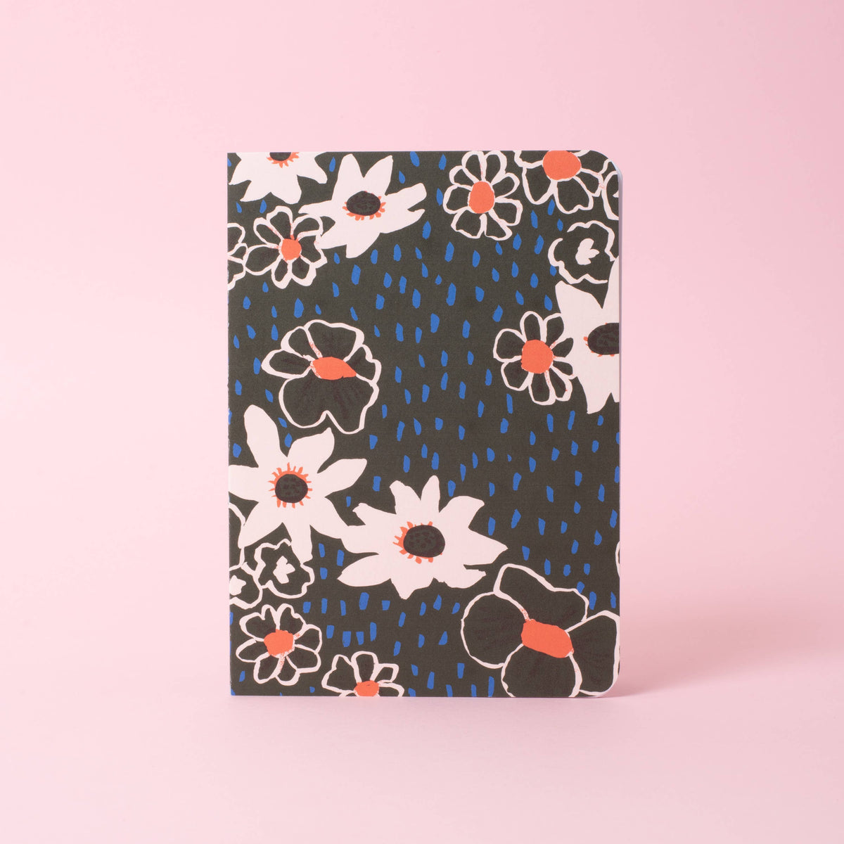 Dusk Flowers B6 Blank Notebook by Egg Press