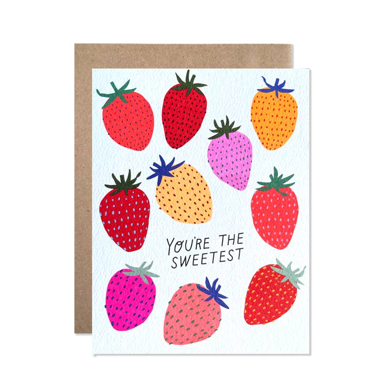 You're the Sweetest Strawberry Card