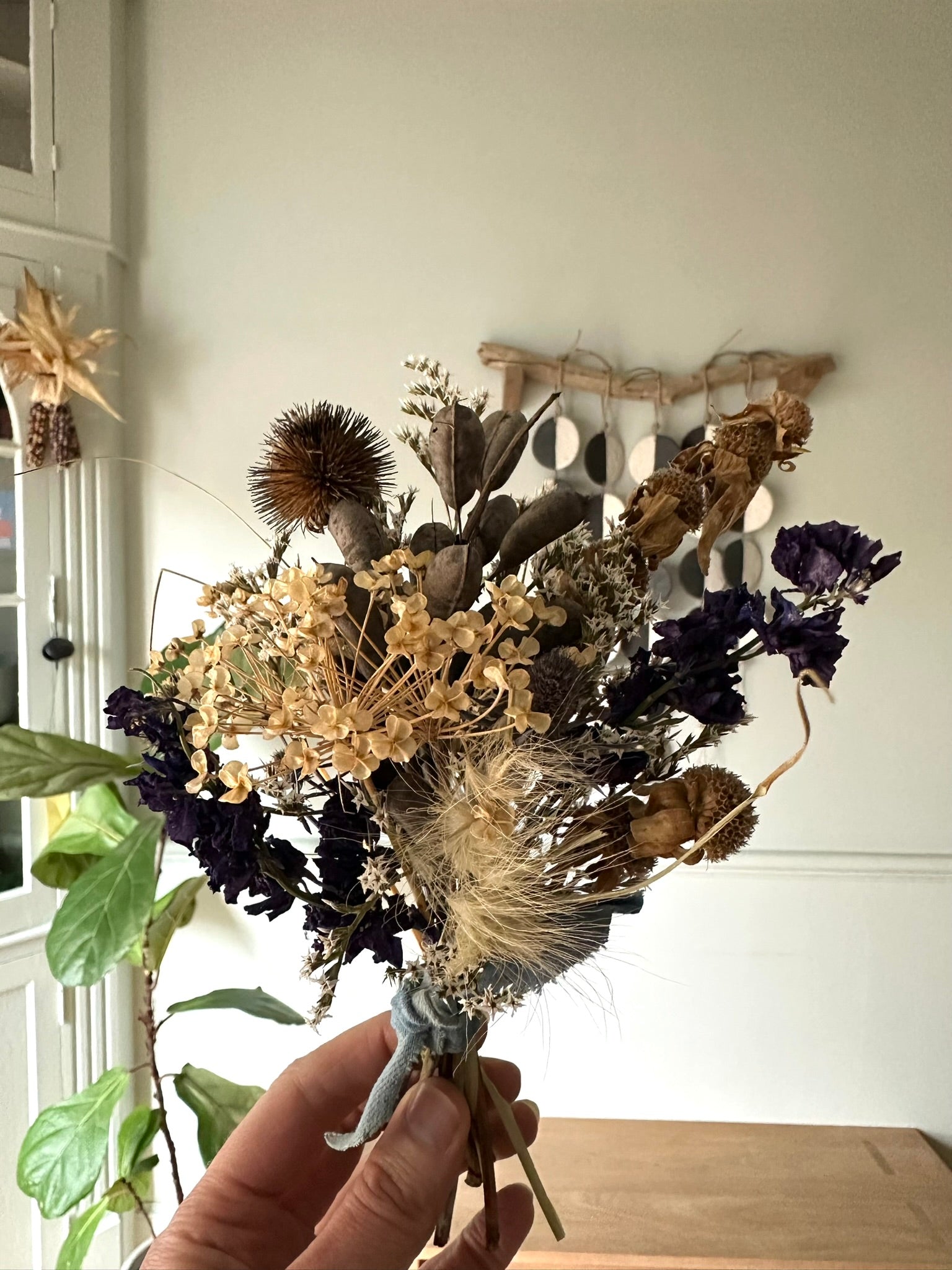 Dried Floral Mini Bouquet by District 2 Floral