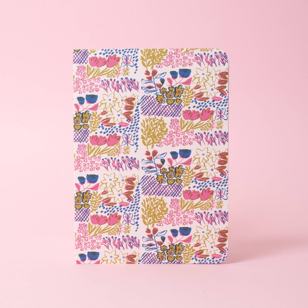 Garden Plots Pattern B6 Blank Notebook by Egg Press