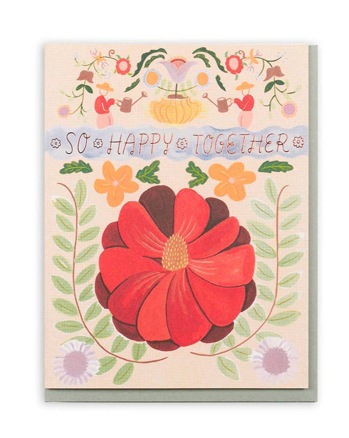 So Happy Together Floral Card