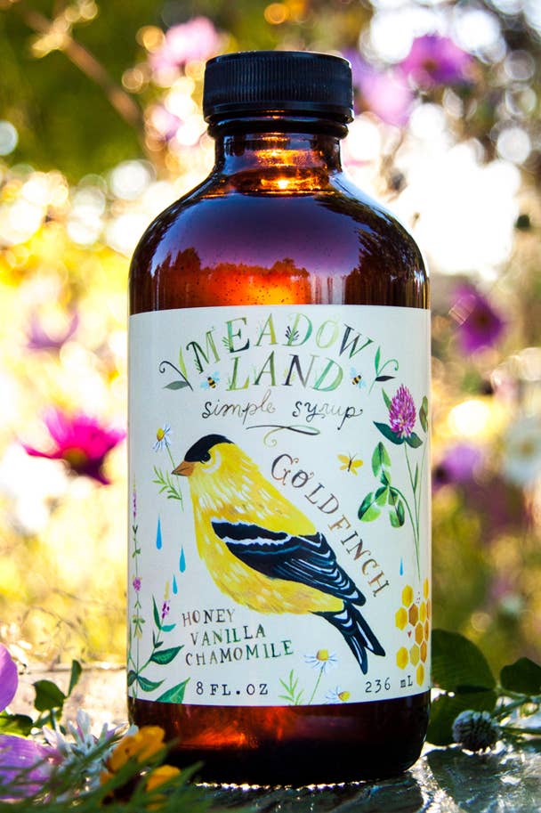 Meadowland Goldfinch Simple Syrup