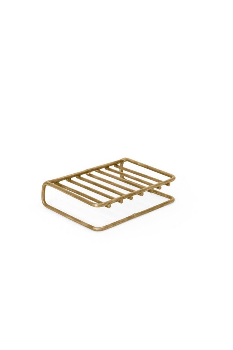 Fog Linen Brass Wire Soap Stand