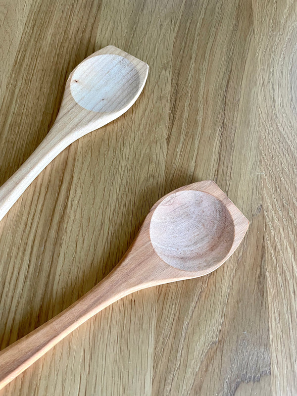 Earth & Nest Cherry Wood Scraper Spoon