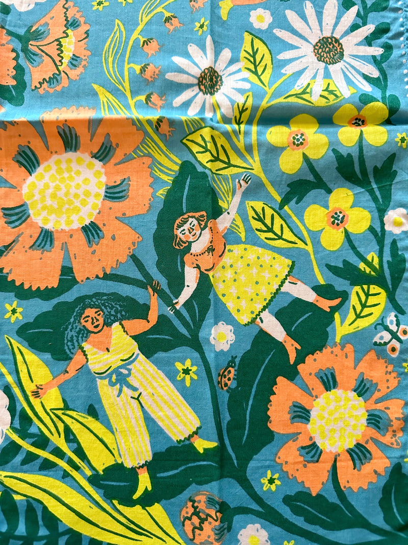 Kids & Me Flowers bandana by Phoebe Wahl, 24"
