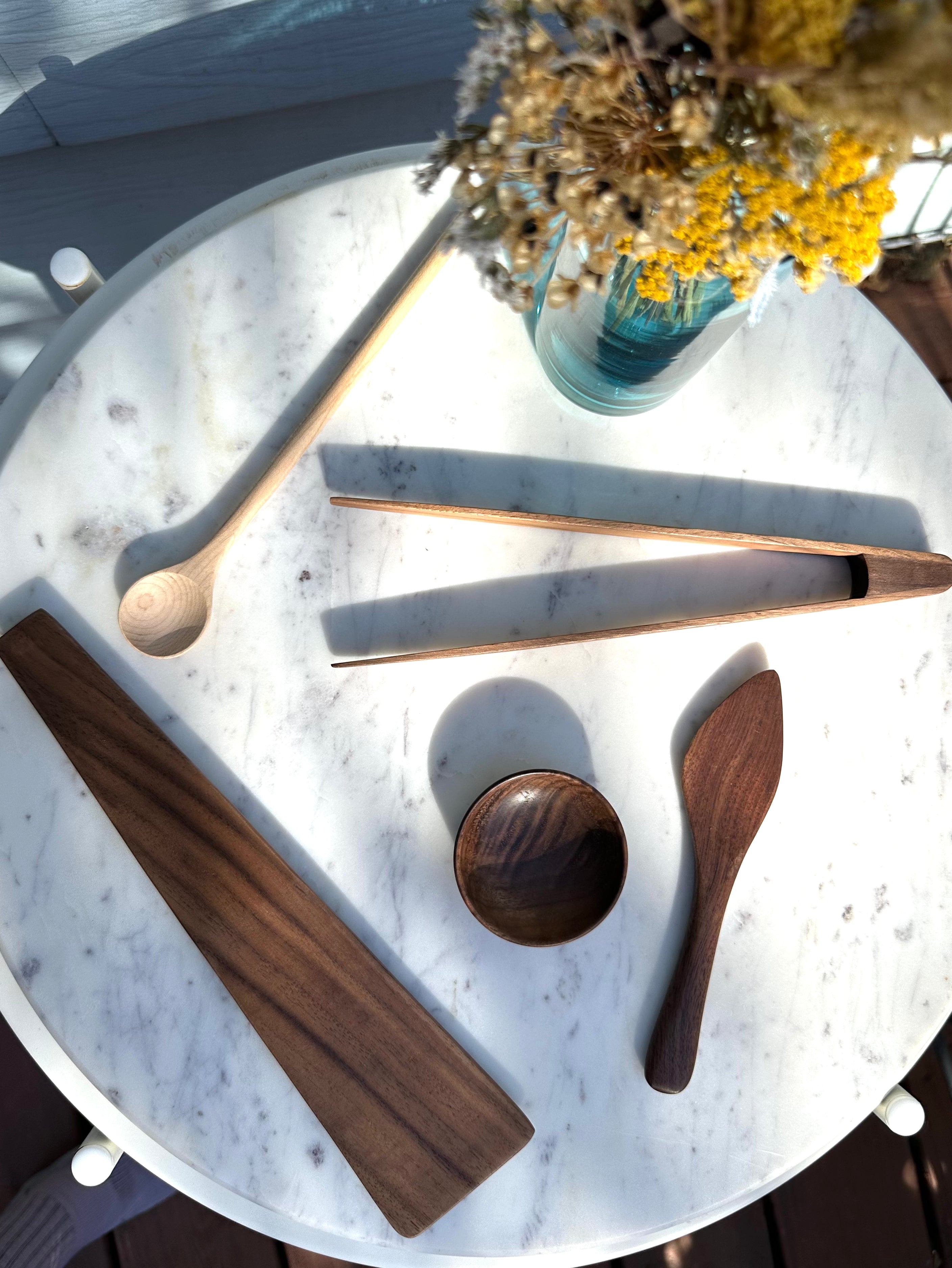 JBrody 8" Maple Wood Stirring Spoon