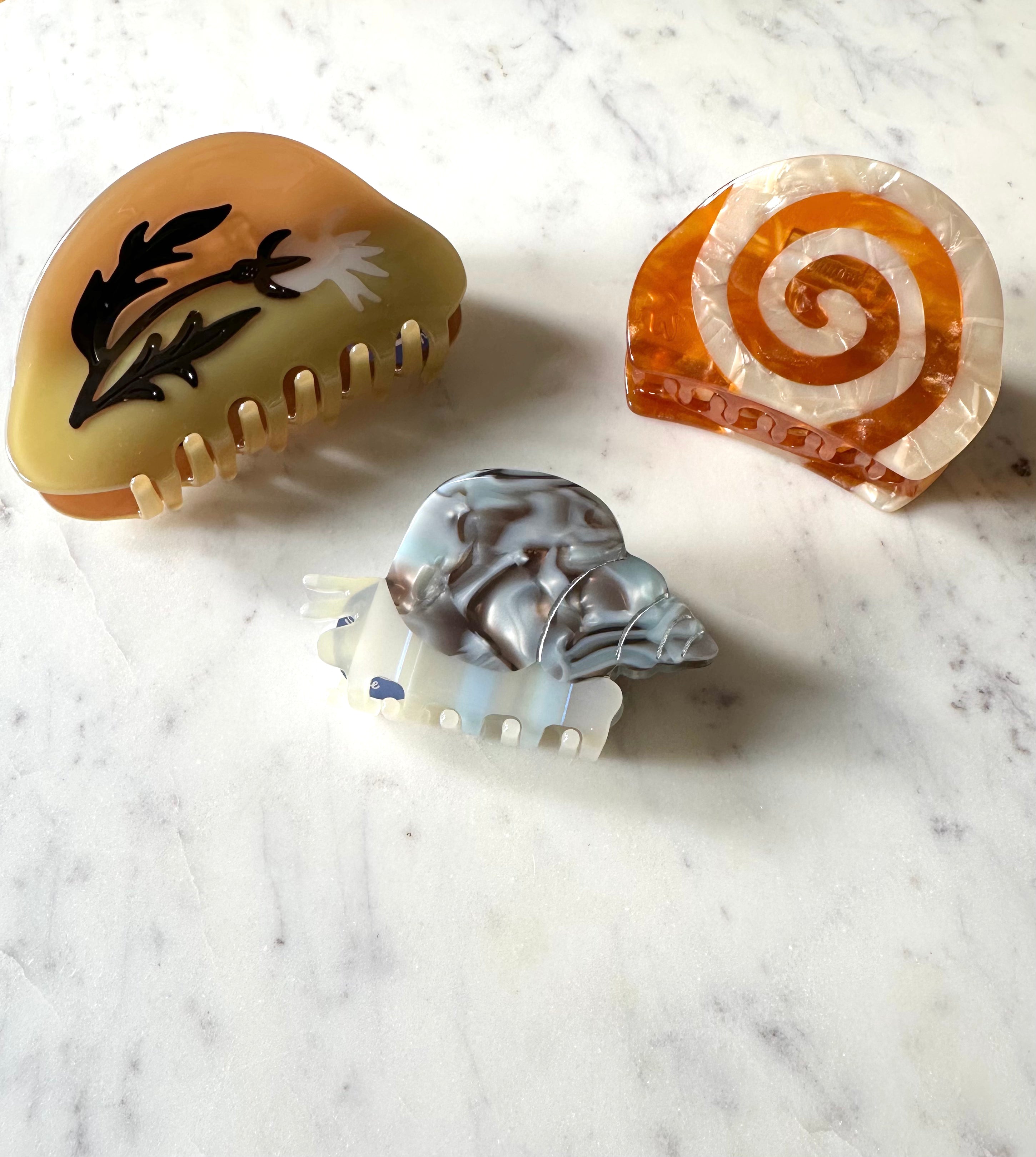 Winona Irene Golden Honey Spiral Hair Claw