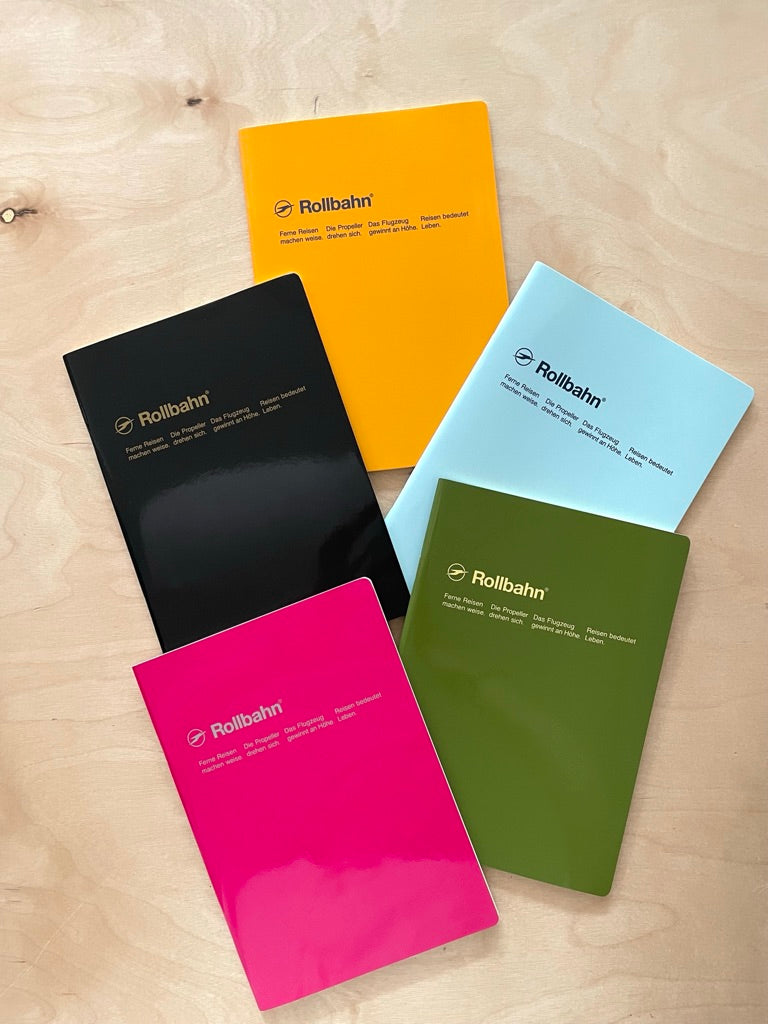 Rollbahn 'Note' Notebook A5 medium (various colors)