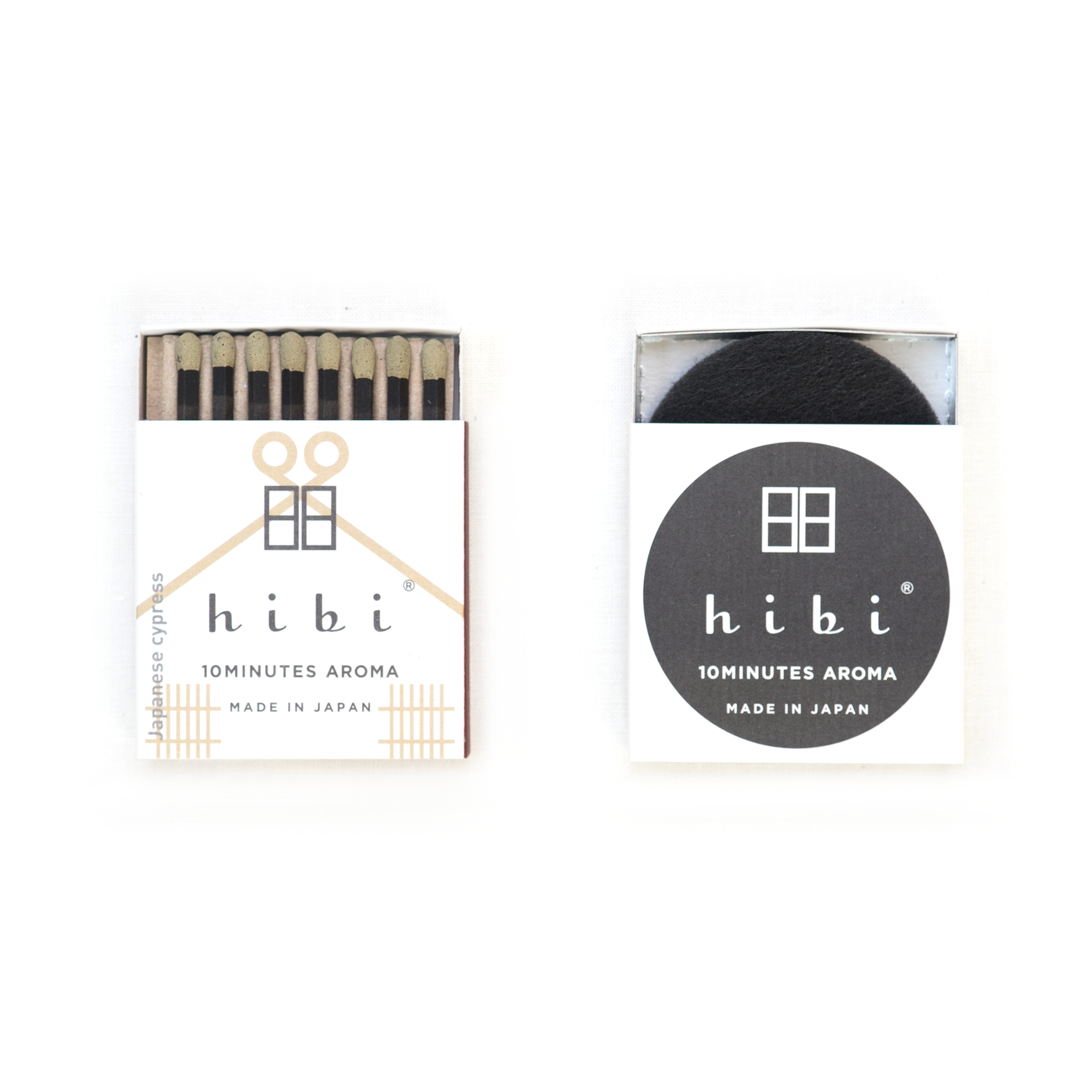 Hibi Incense Matches – Japanese Cypress, Box of 8