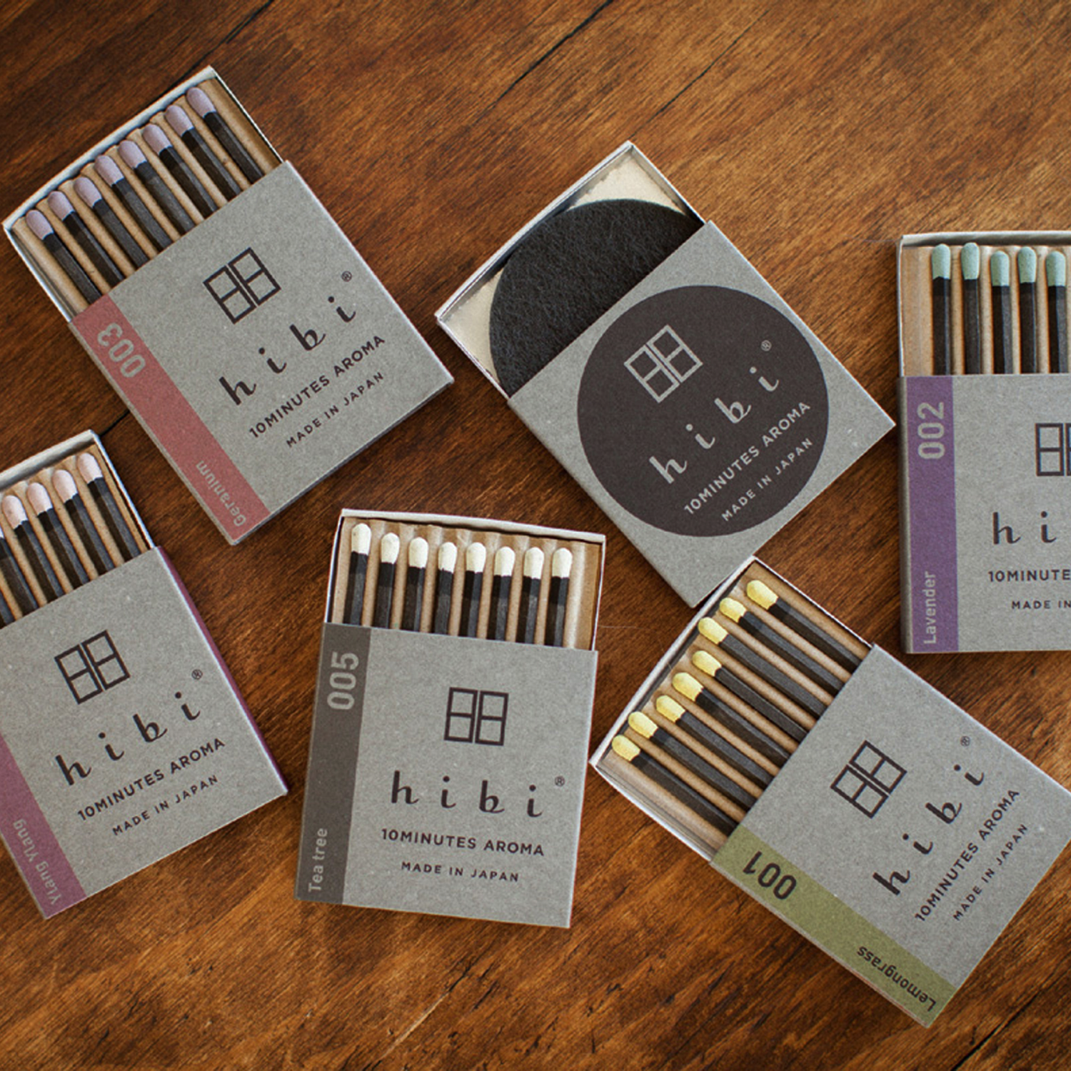 Hibi Incense Matches – Japanese Cypress, Box of 8