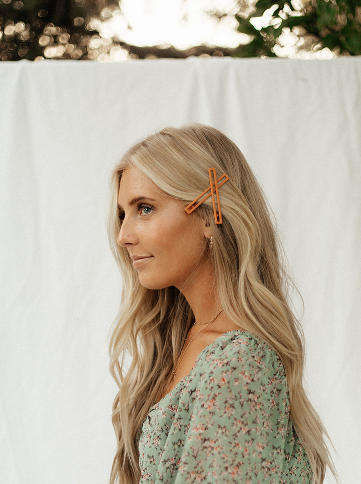 Nat & Noor Leia Hair Clips Set - Burnt Orange