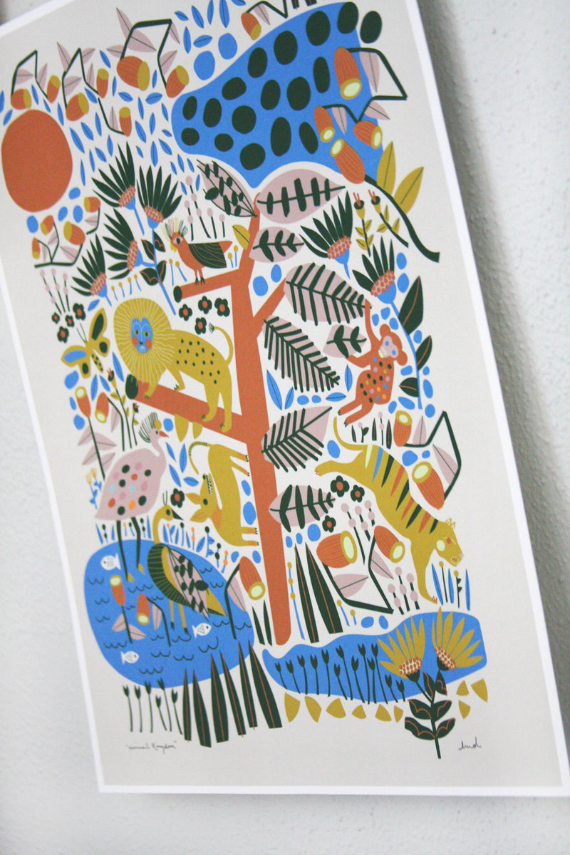 Animal Kingdom Print by Leah Duncan – 8 x 10