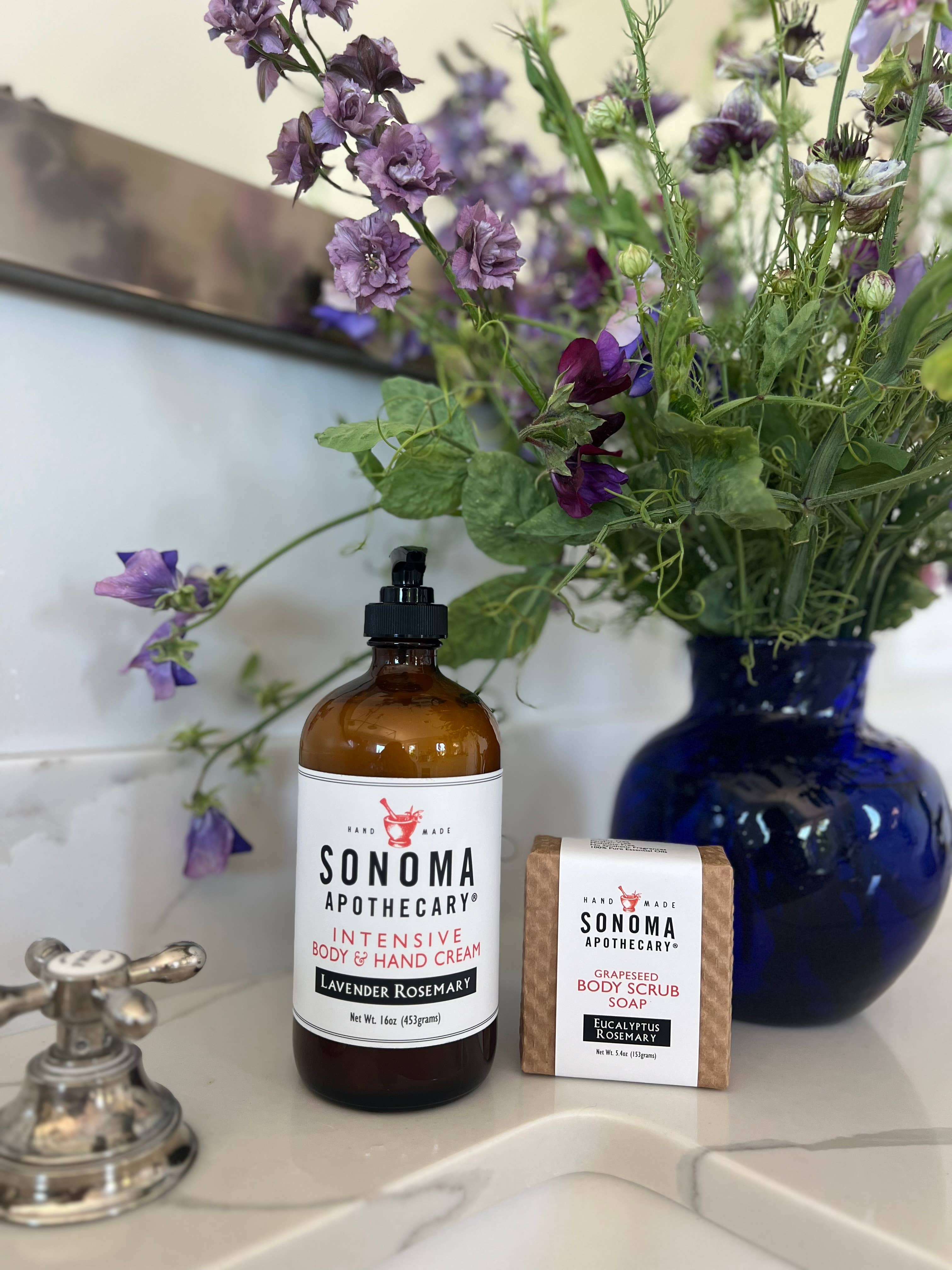 Exfoliating Bar Soap – Eucalyptus Rosemary Body Scrub