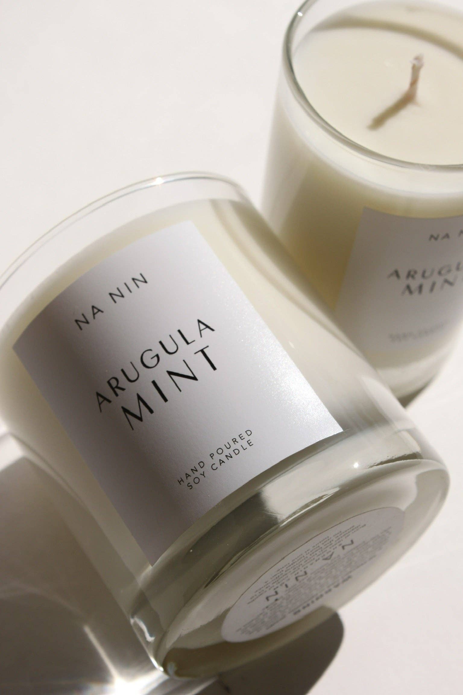 Na Nin Arugula Mint Soy Candle; 8oz