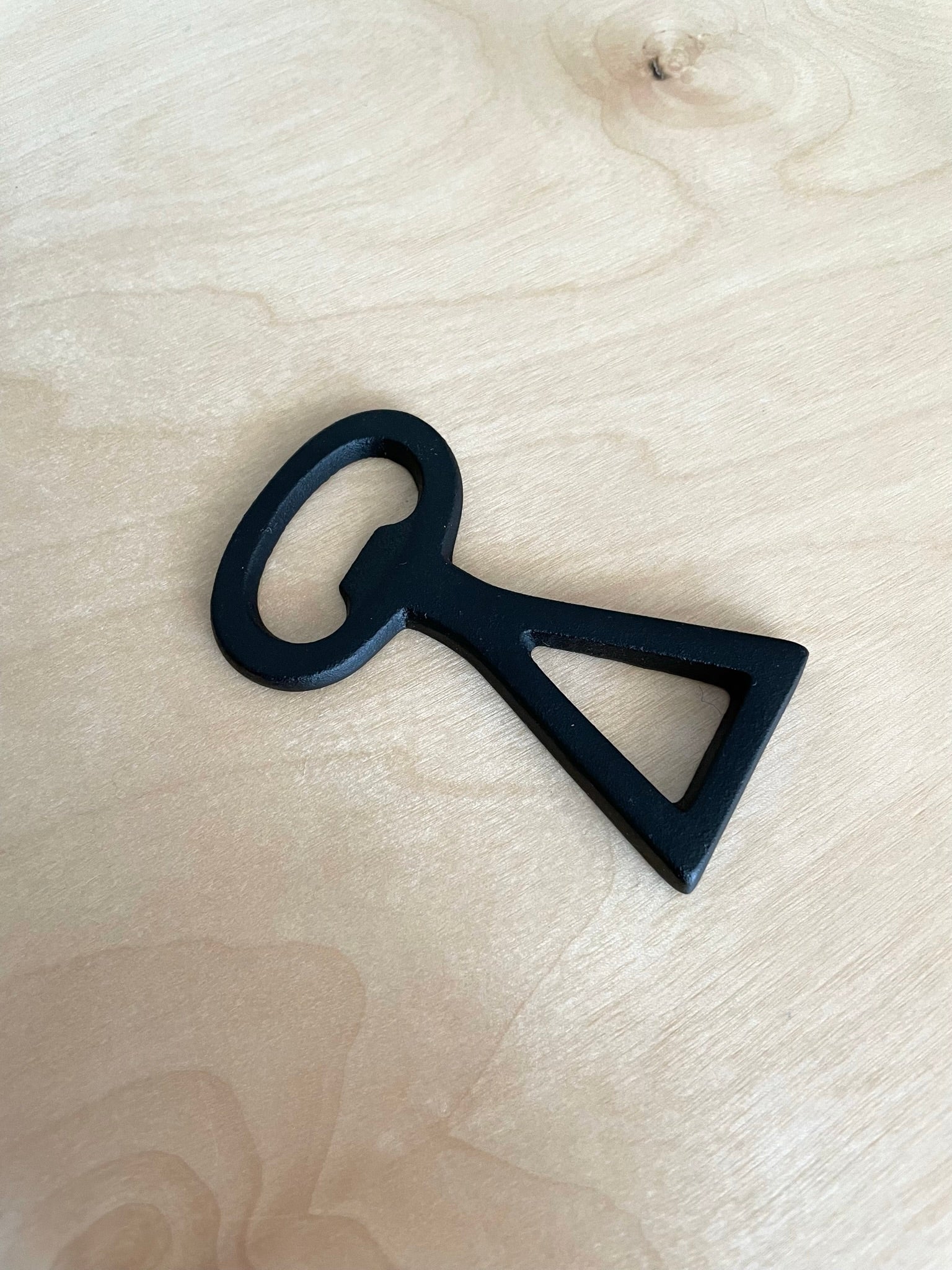 Japanese Cast Iron Bottle Opener - Key shape