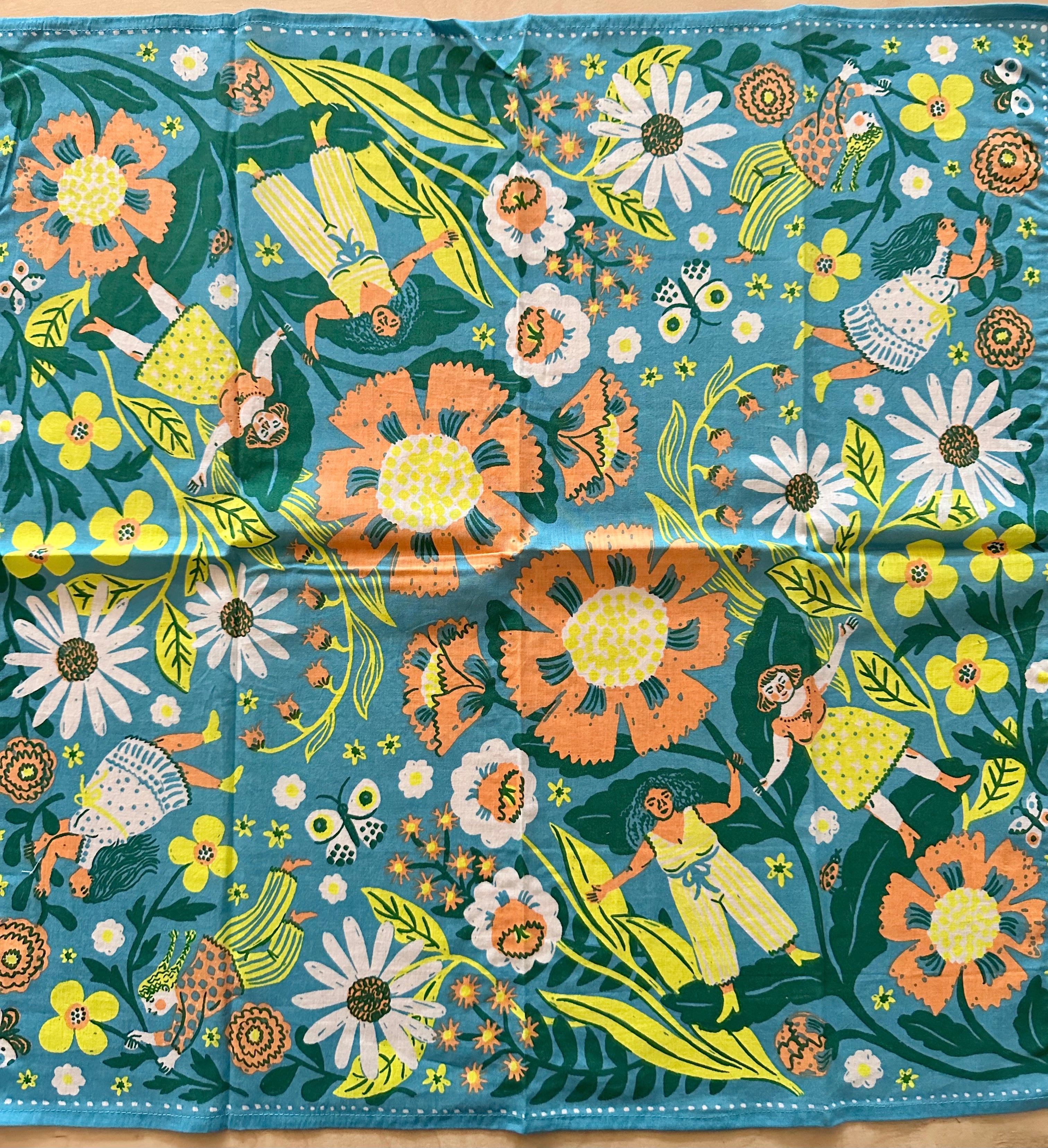 Kids & Me Flowers bandana by Phoebe Wahl, 24"