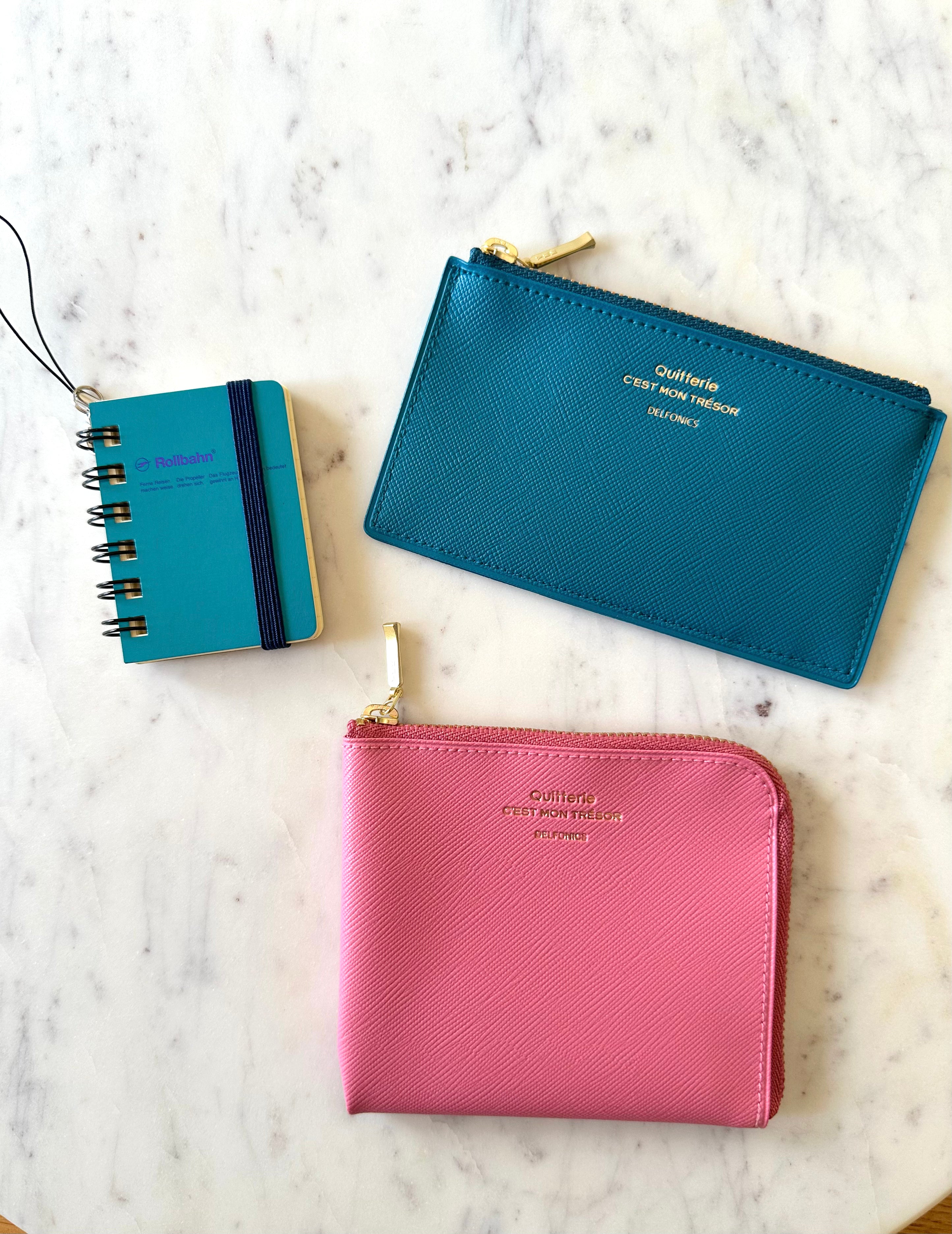 Rollbahn Spiral Notebook – 'Micro' Turquoise keychain charm 