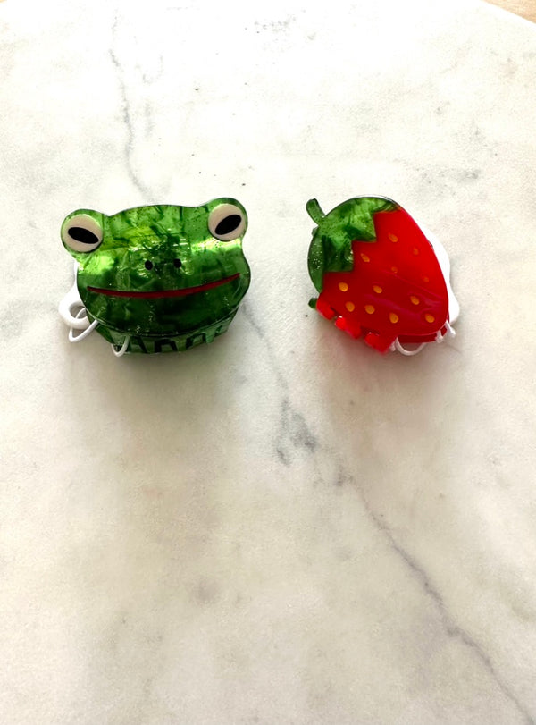 Mini Strawberry Hair Claw