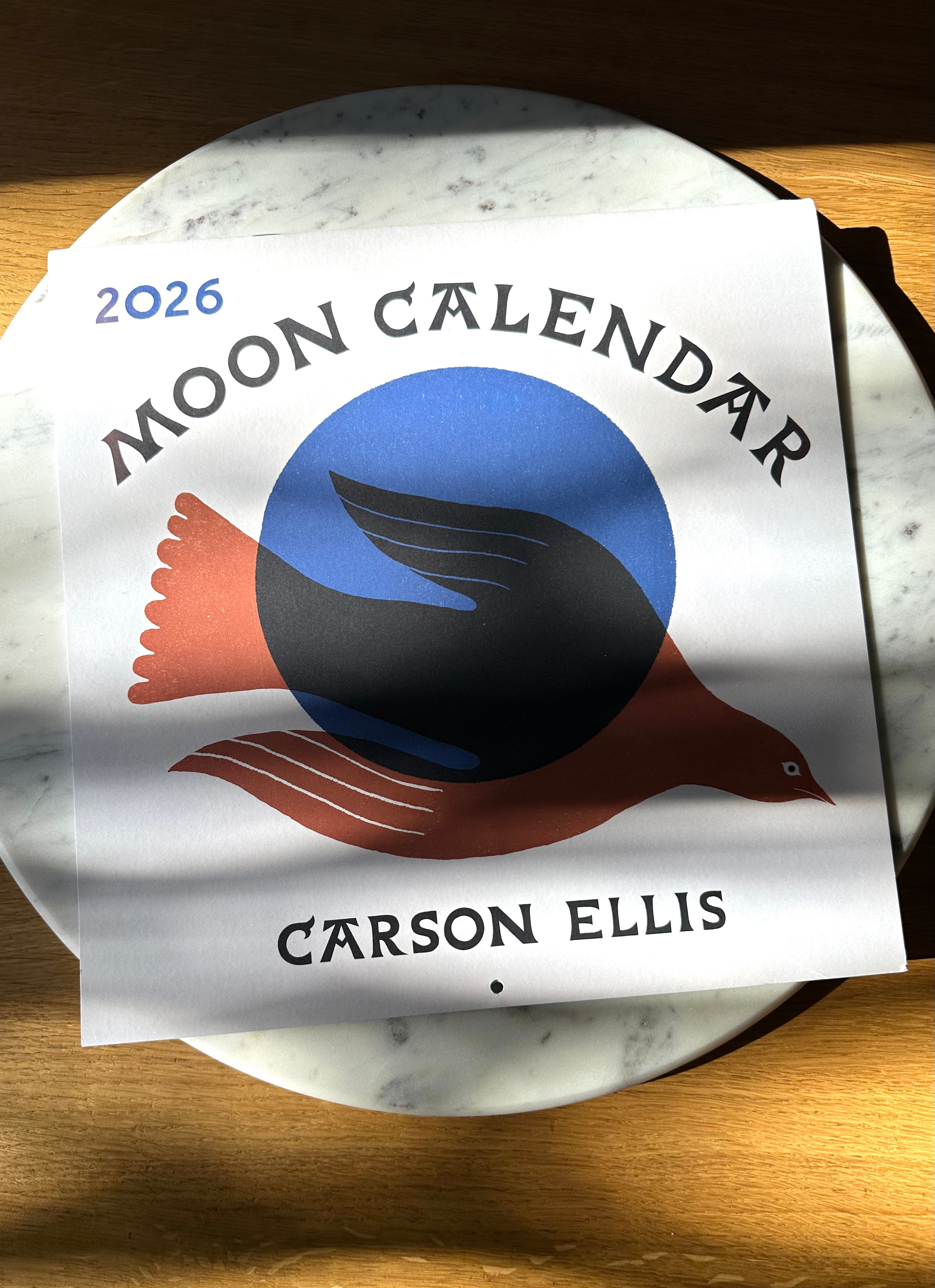 2026 Carson Ellis Moon Calendar