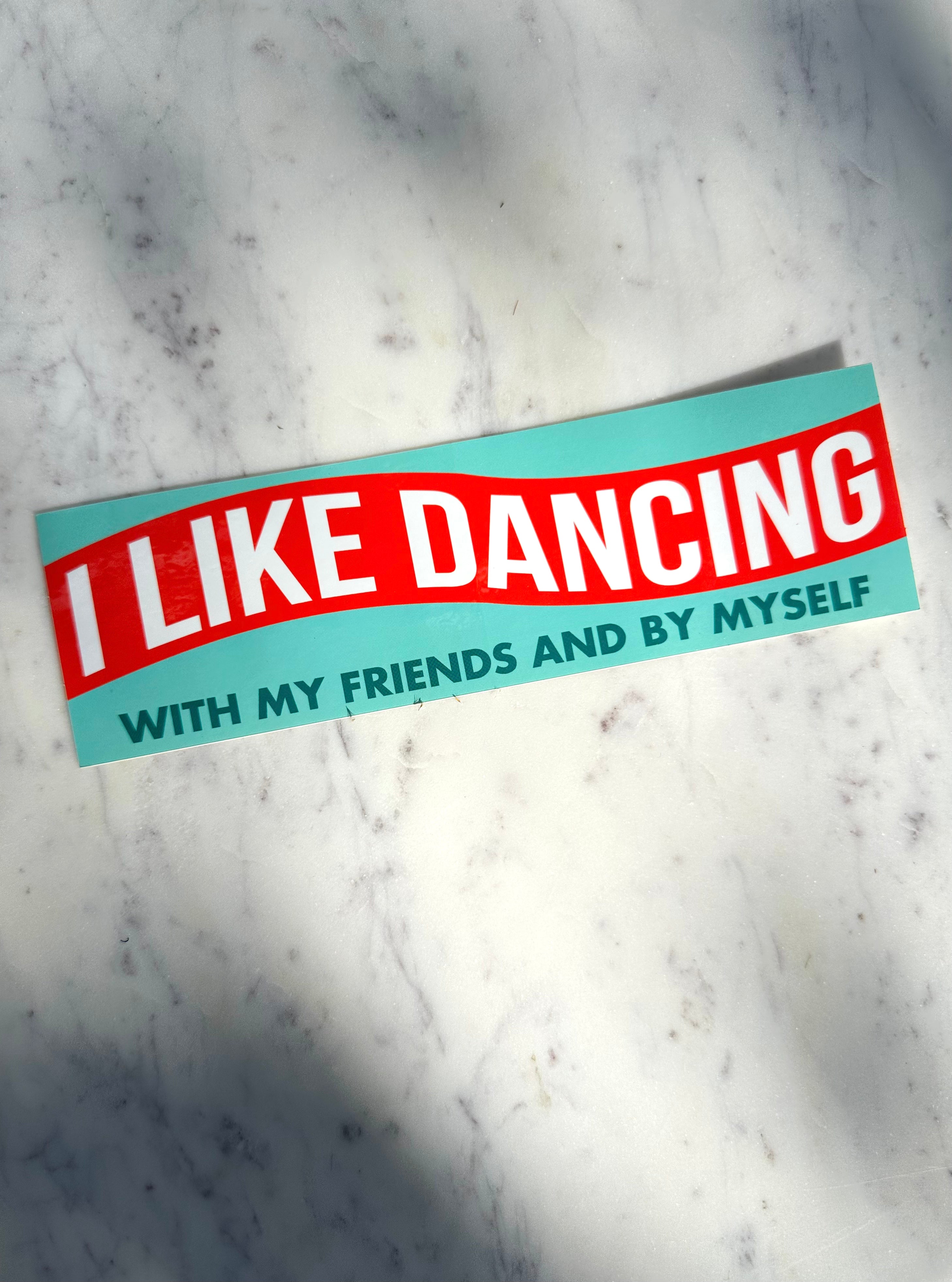I Like Dancing Vinyl Sticker by Jack Sjogren