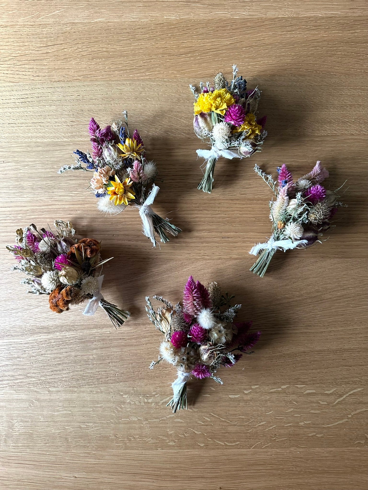 Dried Floral Mini Bouquet by District 2 Floral