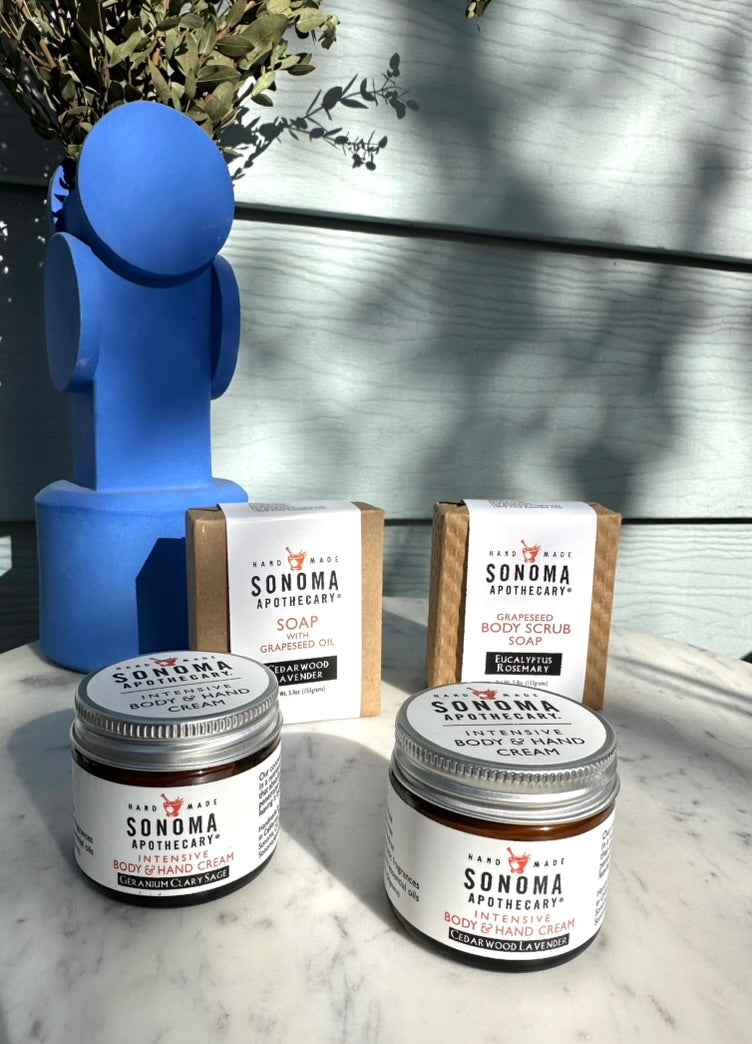 Sonoma Apothecary Exfoliating Bar Soap – Eucalyptus Rosemary Body Scrub